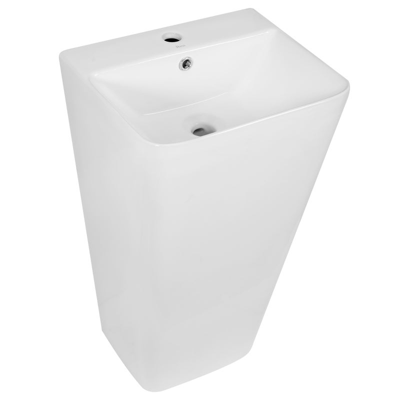 Umywalka ceramiczna wolnostojąca Aris 45 x 84.5 Rea