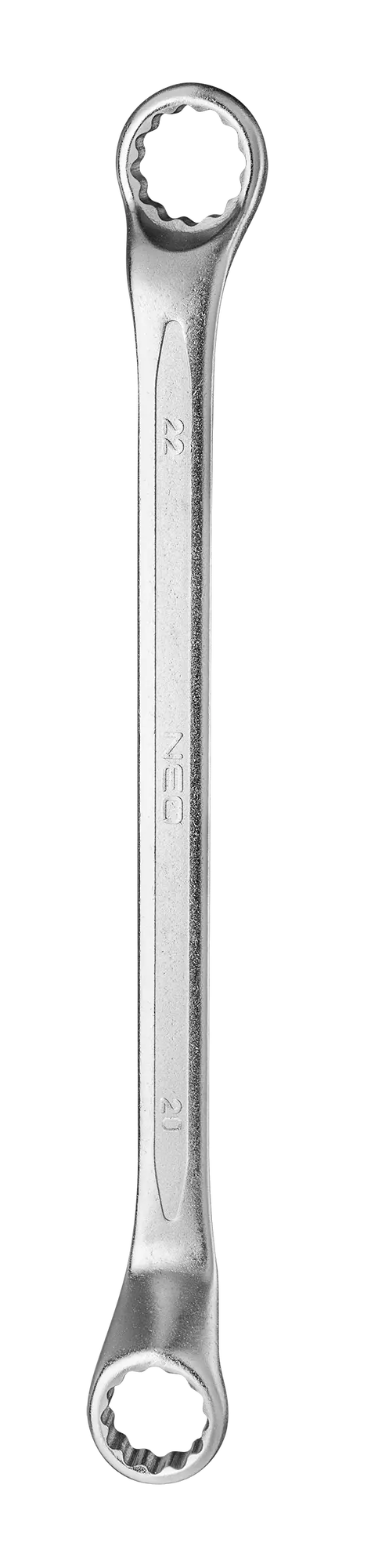 Klucz oczkowy-odgięty CV 20 x 22 mm Neo