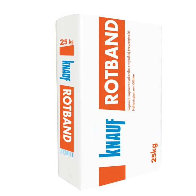 Tynk gipsowy ręczny ROTBAND 25 kg Knauf