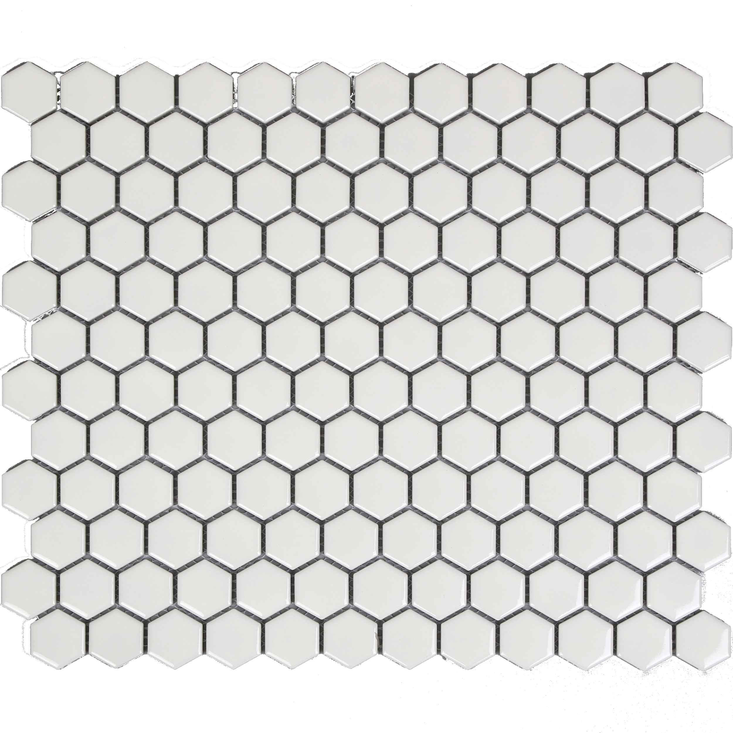 Mozaika Hexa White Glossy 26.5 x 31 Artens
