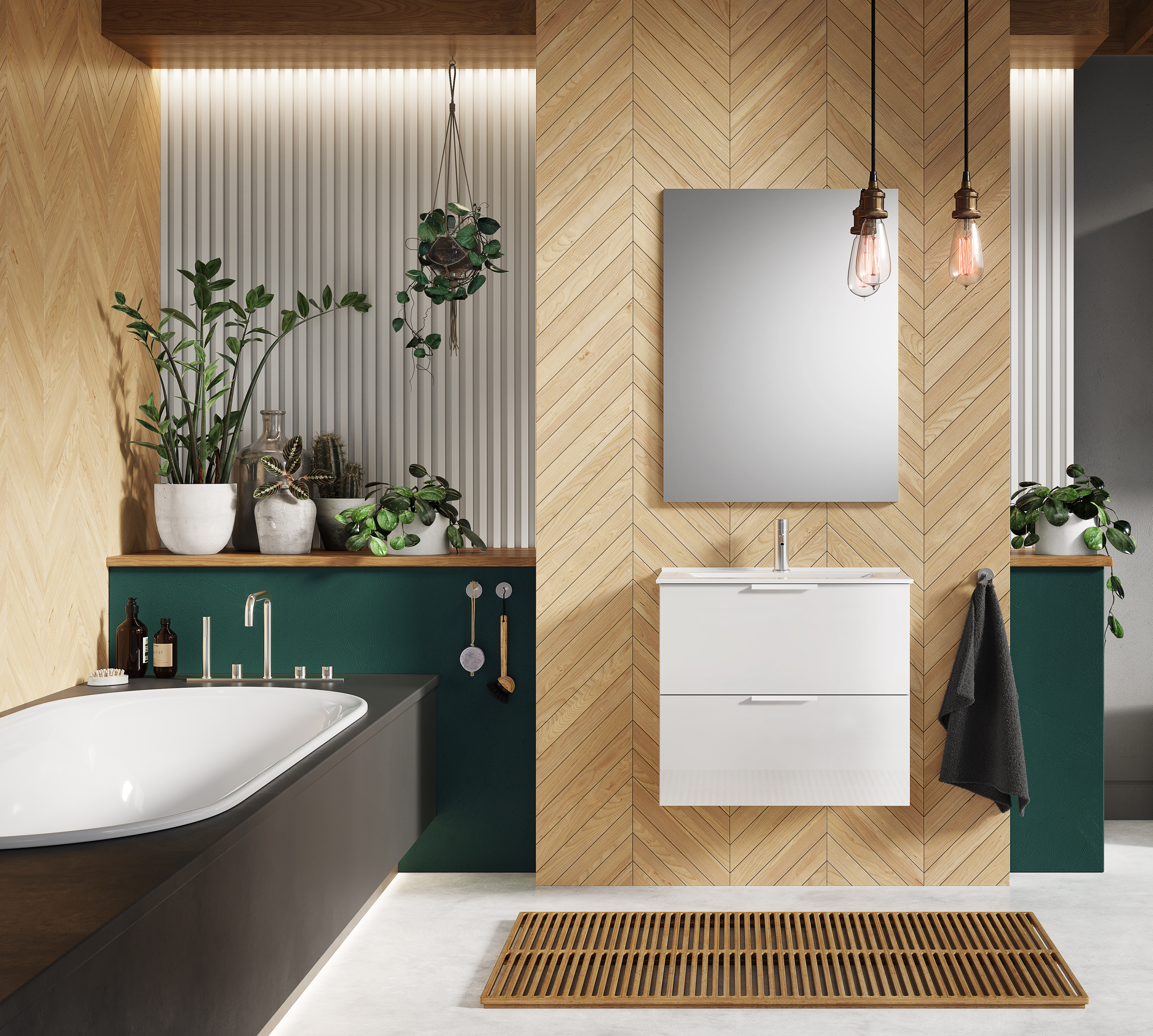 Szafka z umywalką Katalonia 50 Sensea - 2