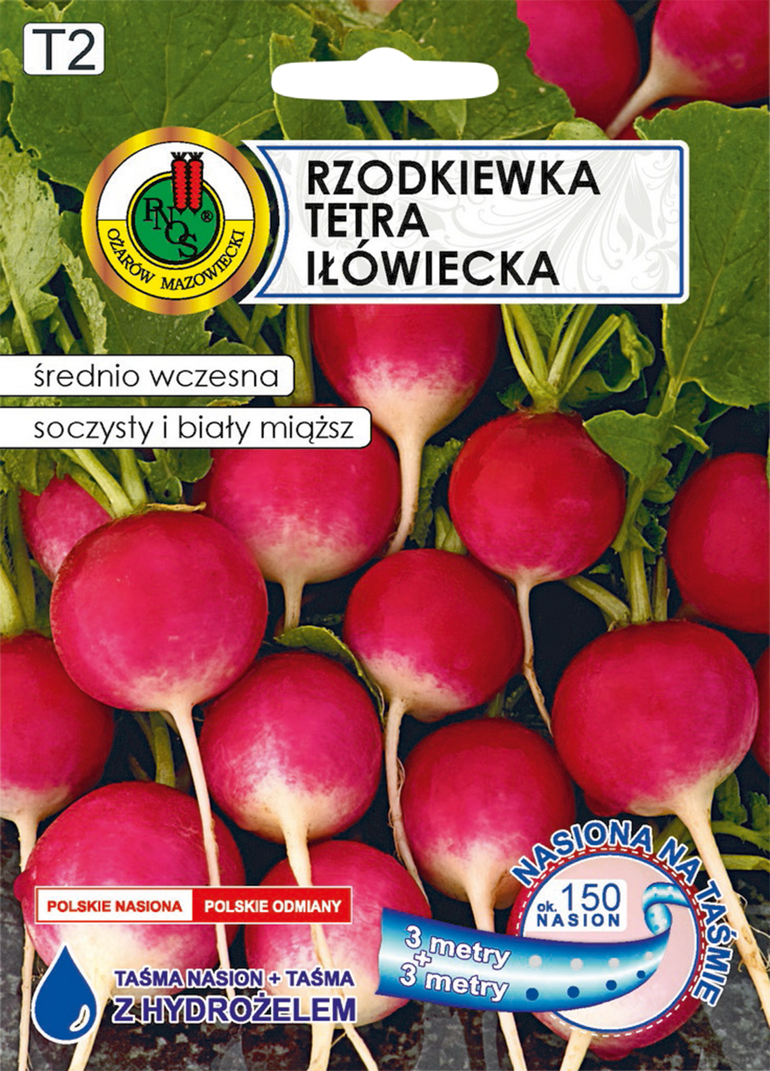 Rzodkiewka Tetra nasiona tradycyjne Pnos