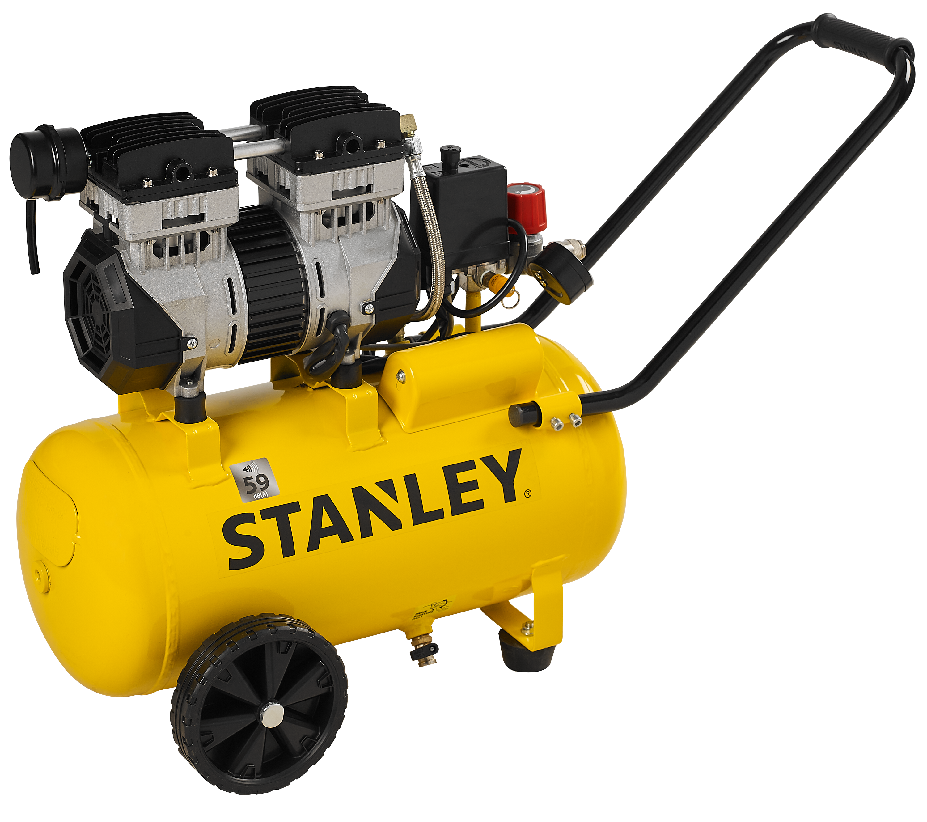 Kompresor bezolejowy STANLEY 24 l 8 bar