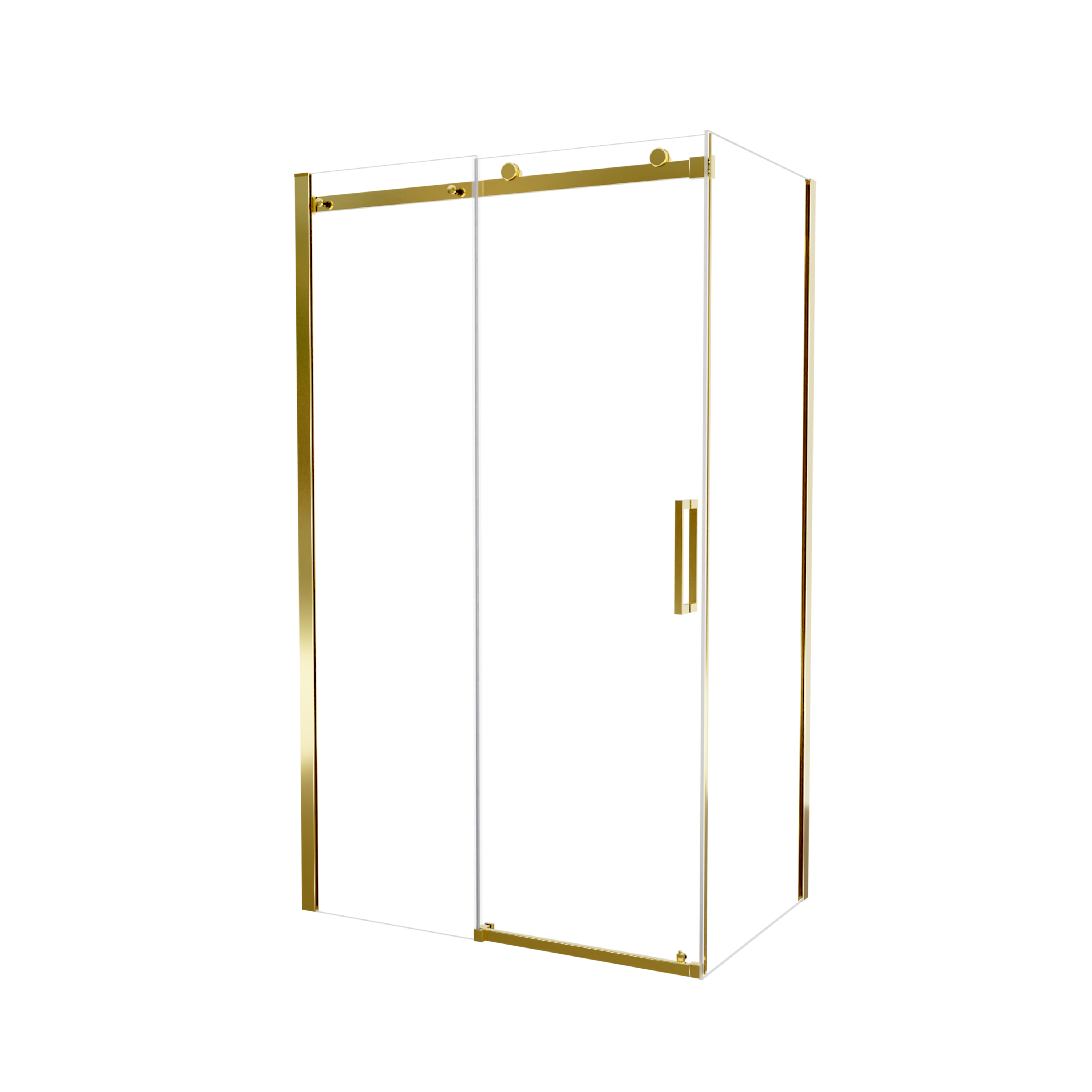 Kabina Prysznicowa 90 X 100 Cm Laurena Gold Wellneo Leroy Merlin