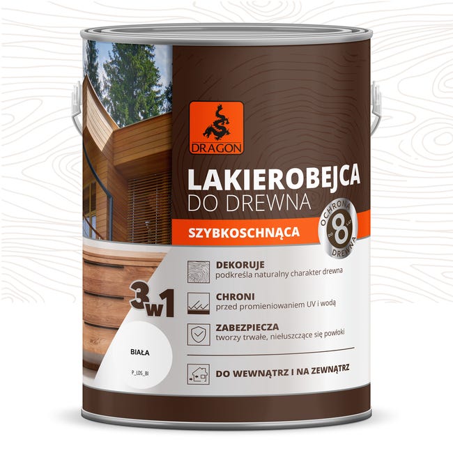 Lakierobejca szybkoschnaca 2 5 l bialy dragon 85201820