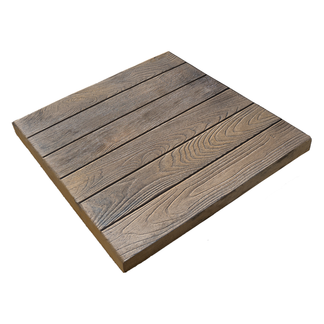 Płyta tarasowa Parkiet ciemnobrązowa 45x45x3.5 cm Bruk-Bet