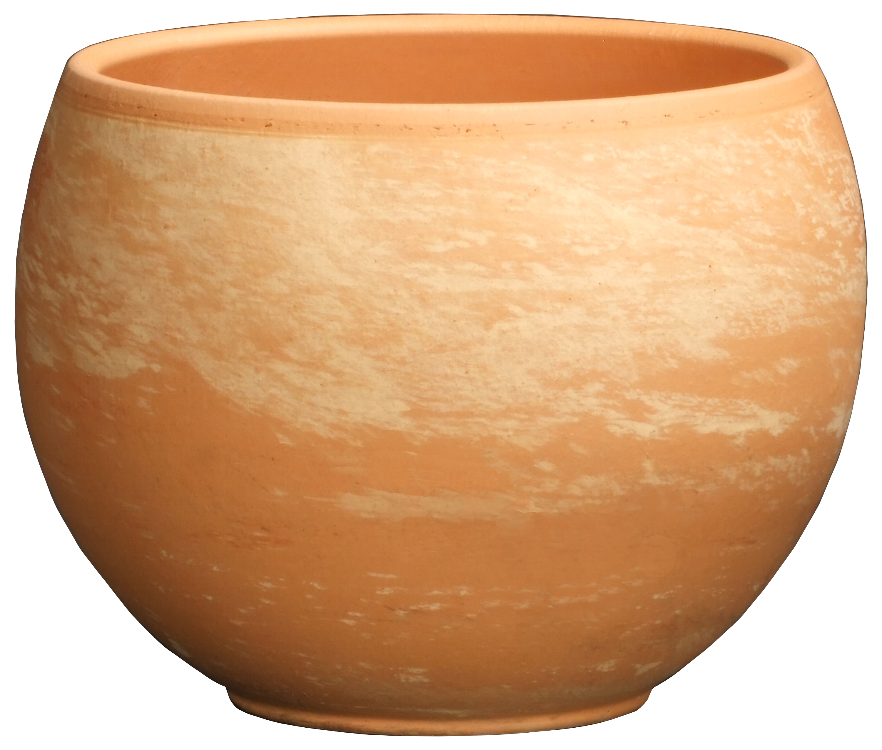 Donica gliniana Kula śr.37 cm naturalna