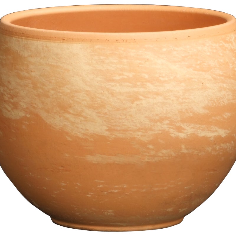 Donica gliniana Kula śr.37 cm naturalna