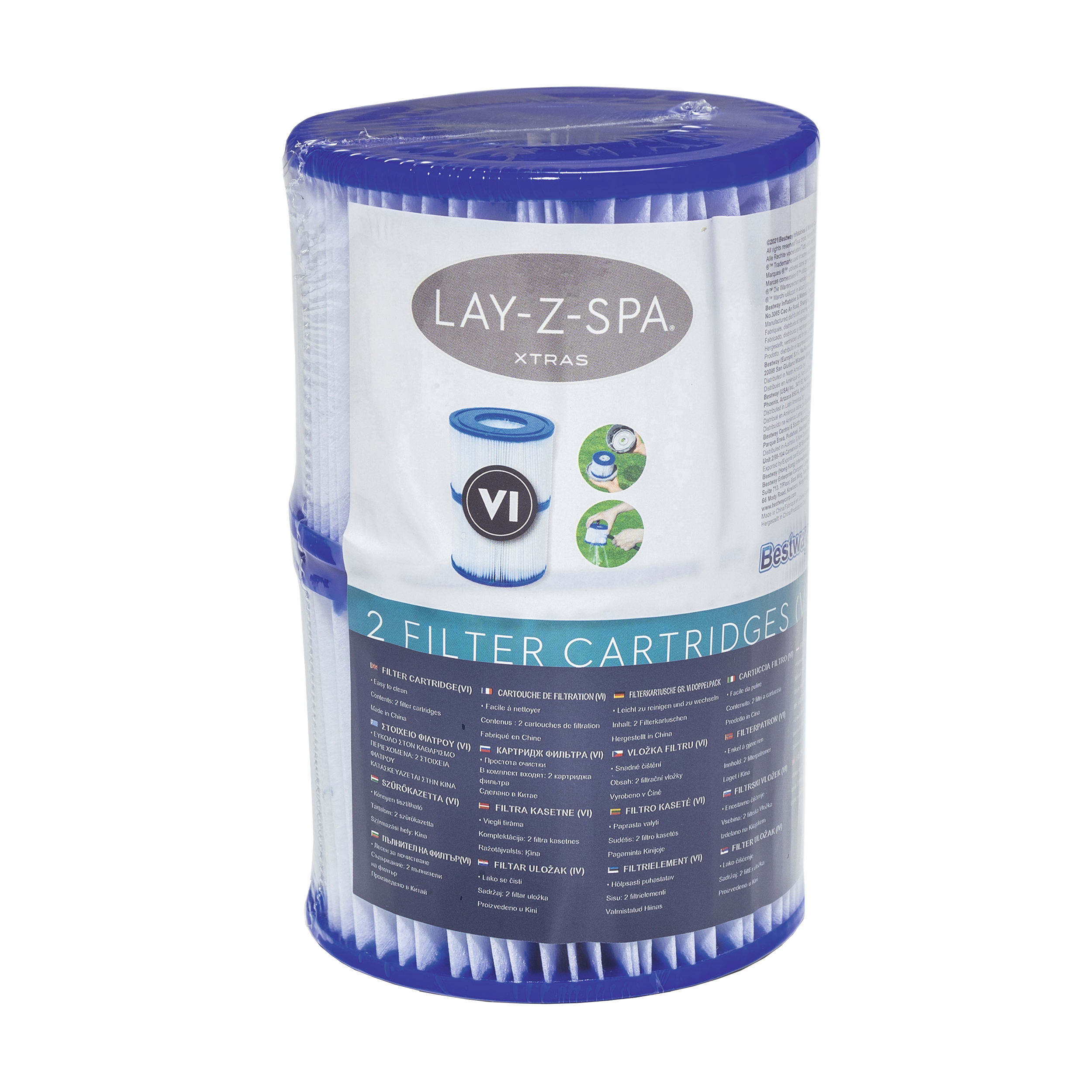 Filtr do pompy basenowej wymienny 2 szt. typ VI SPA Bestway 60311 - 4