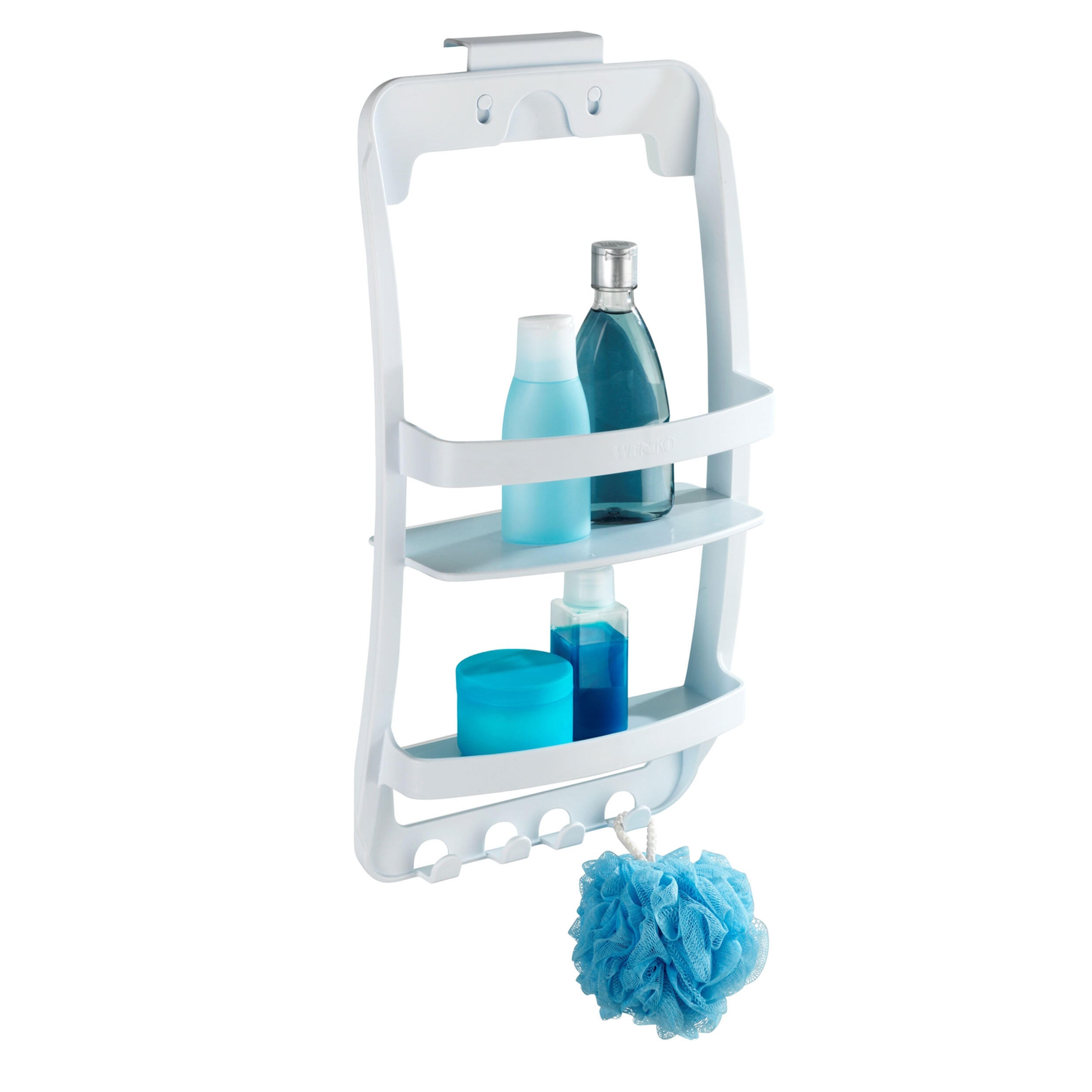 Organizador de ducha blanco 26x54.5x26 cm - 9