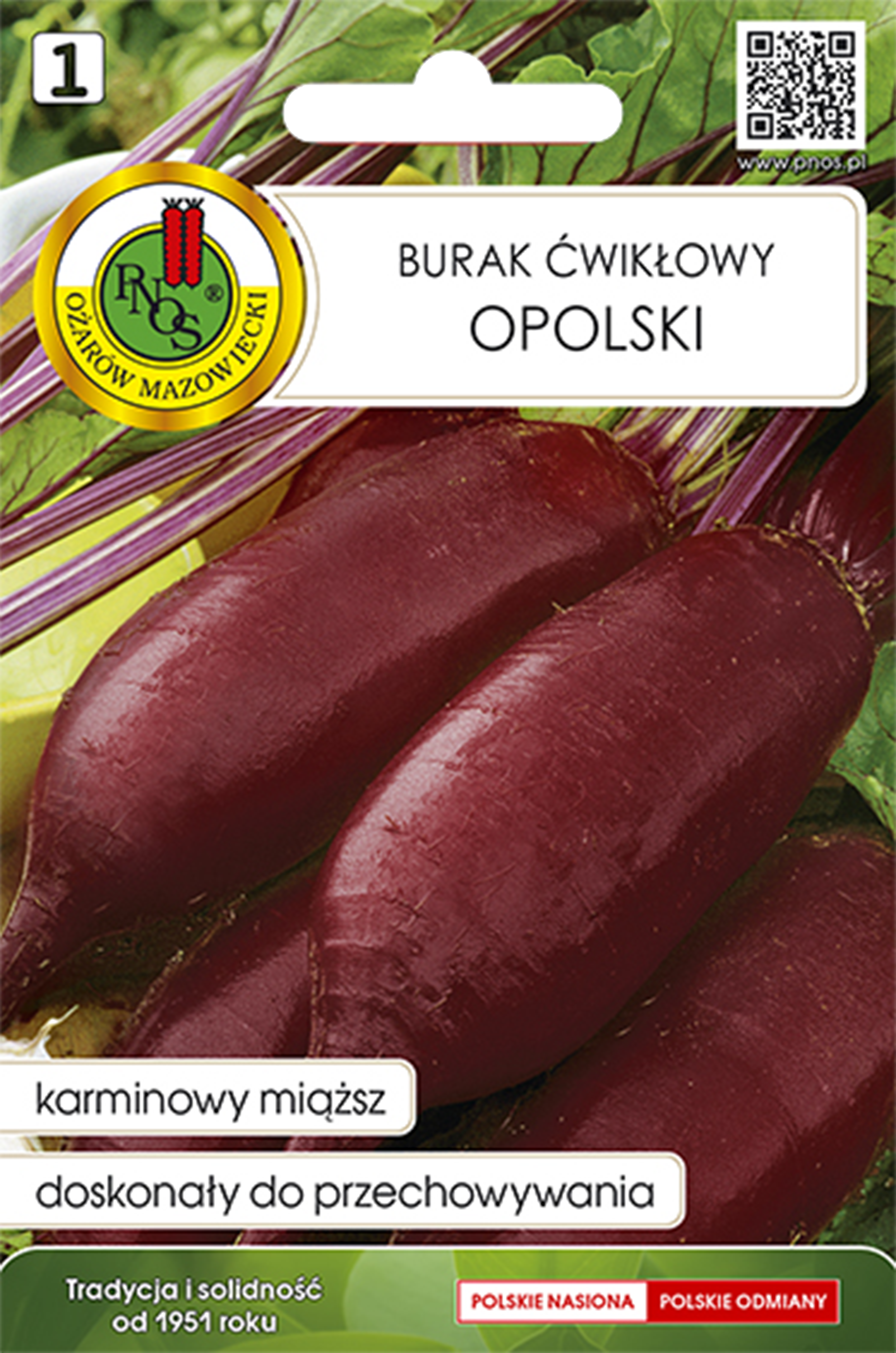 Burak ćwikłowy Opolski nasiona Pnos