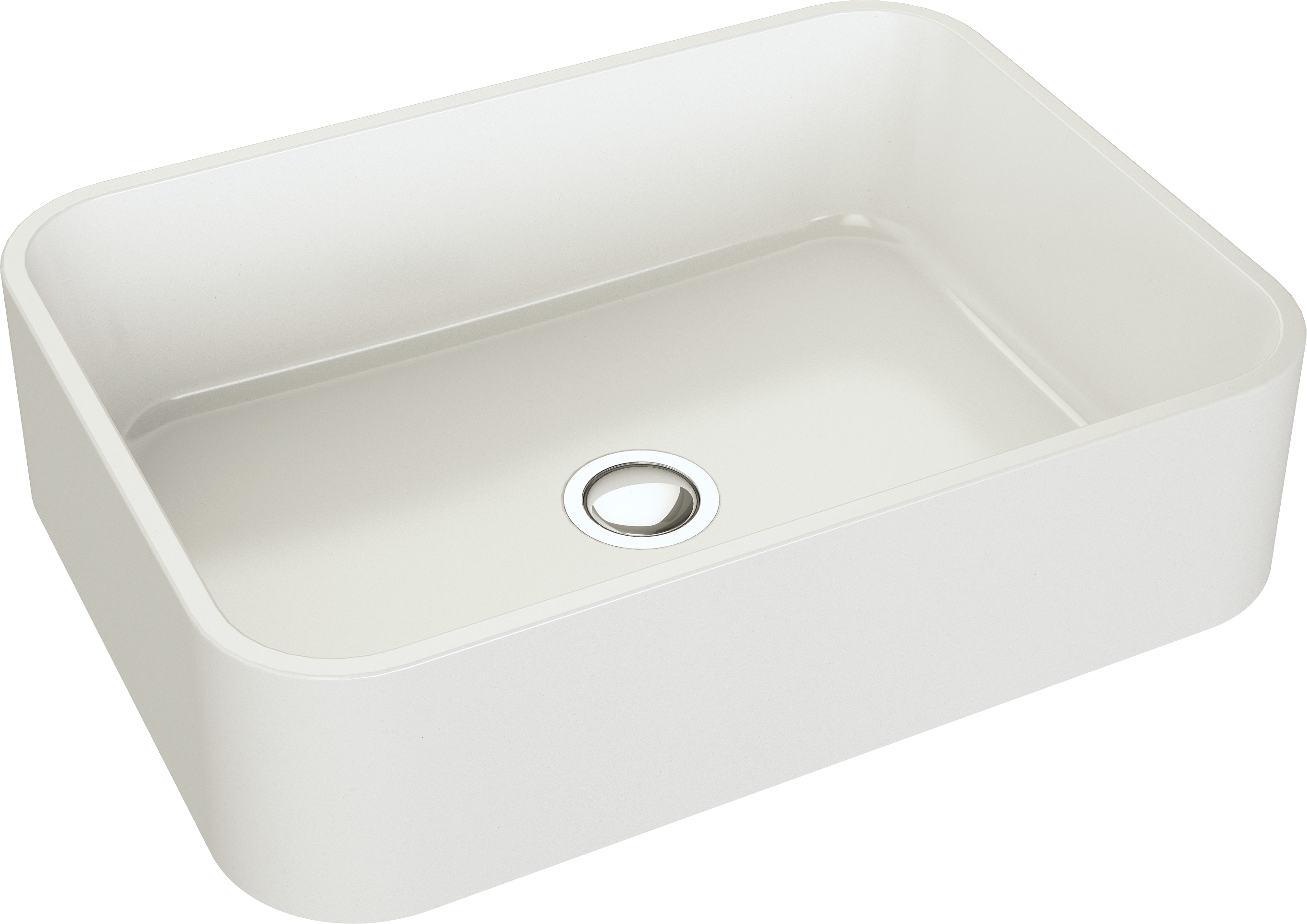 Umywalka konglomeratowa nablatowa Cres White 52 x 37 Axis Group