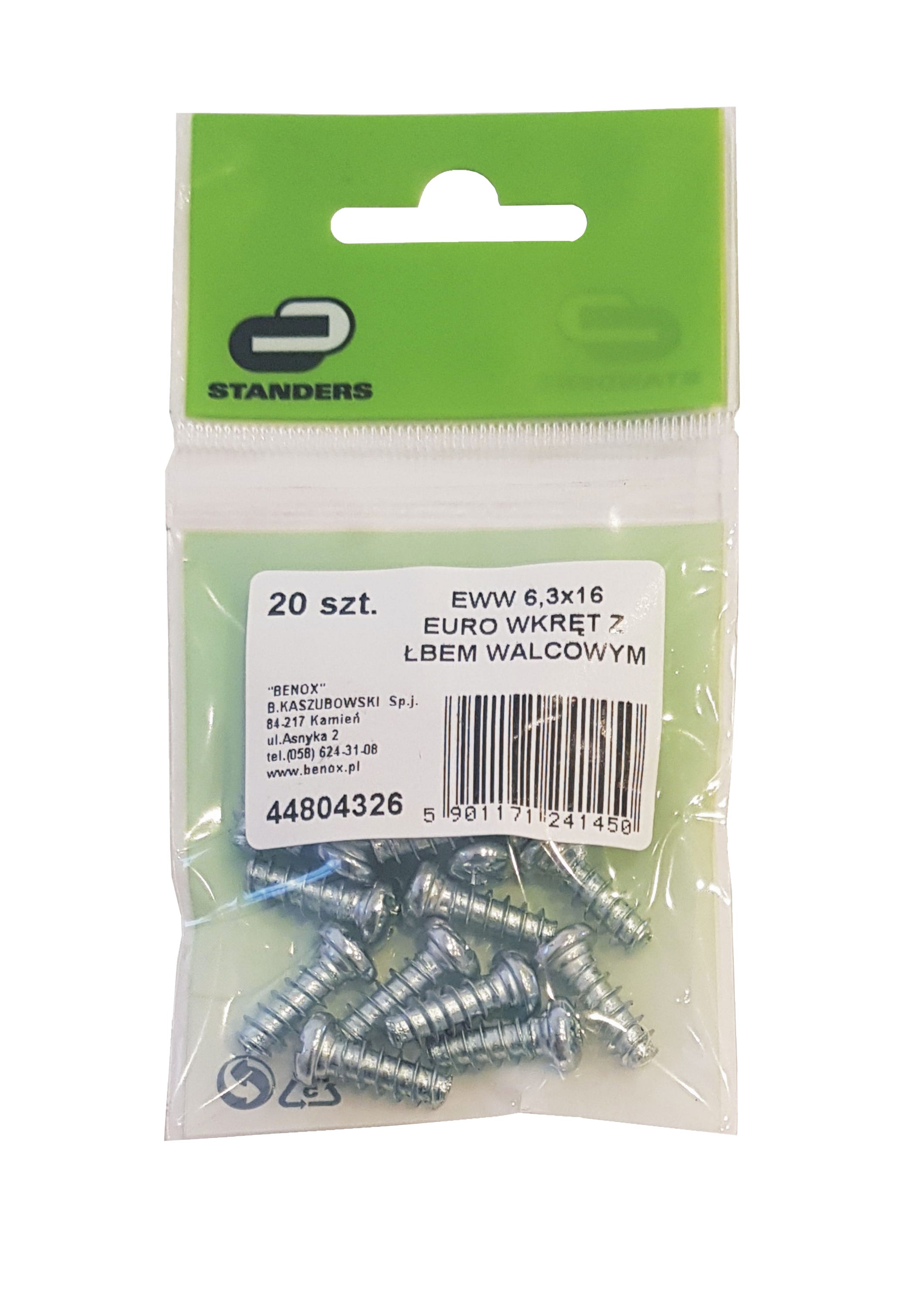 Wkr t Euro 6 3 X 16 Mm 20 Szt Standers Leroy Merlin wkr-t-euro-6-3-x-16-mm-20-szt-standers-leroy-merlin