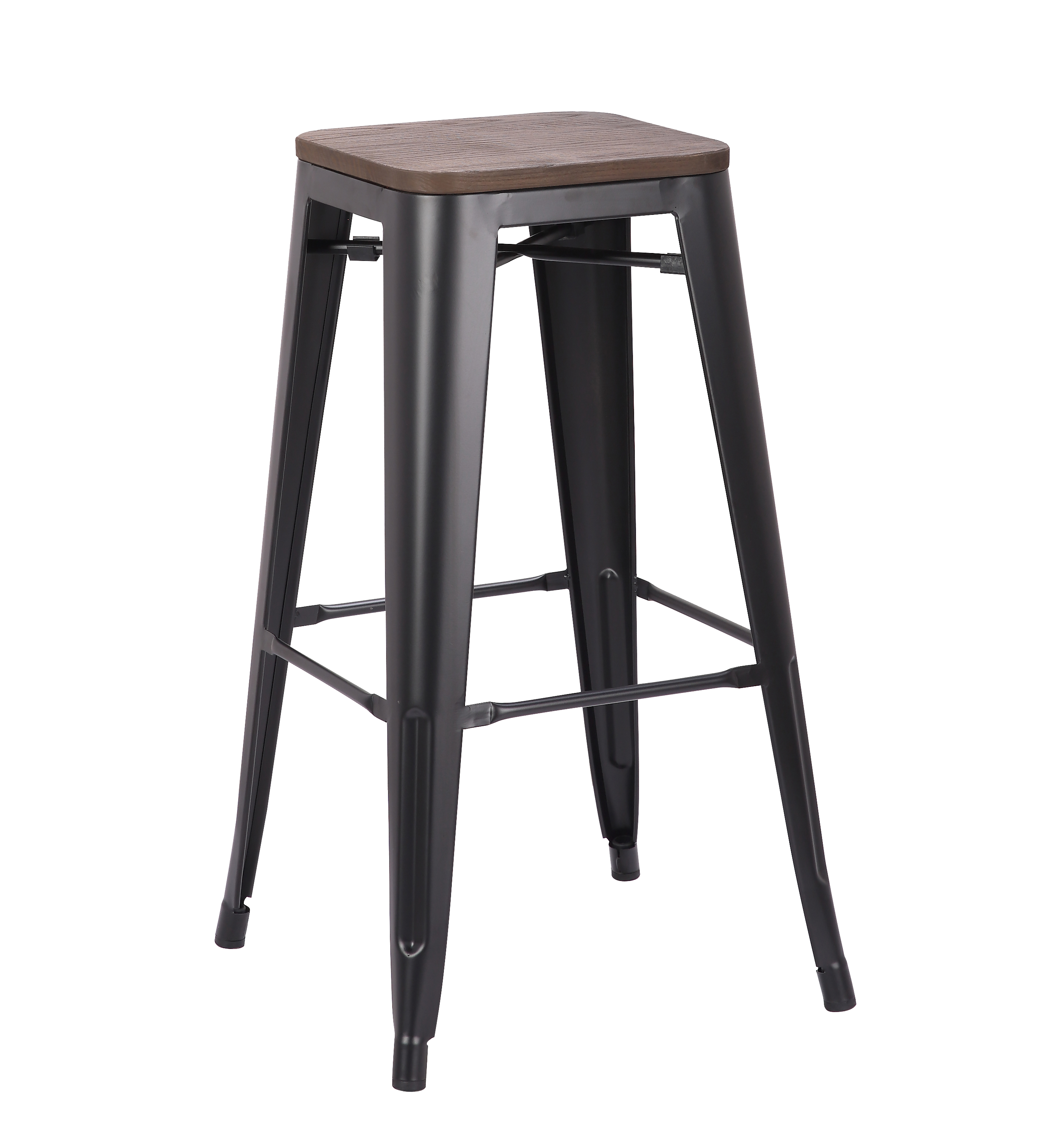 Stołek barowy hoker FX-DW-30-CZ czarny