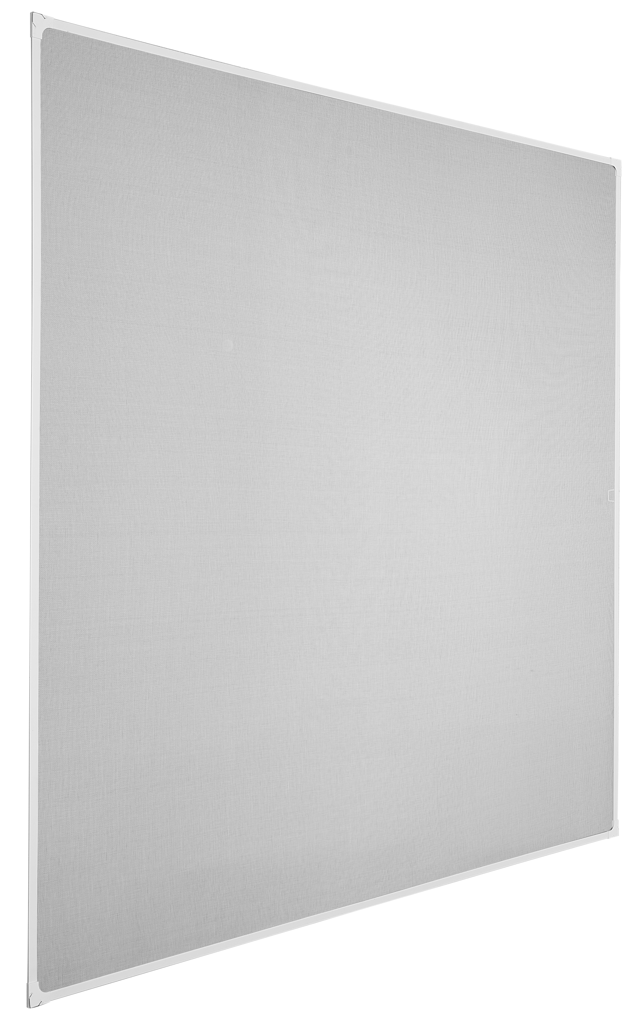 Moskitiera z białą ramą na okno na na magnes 160x160 cm czarna tkanina Isoxa - 4