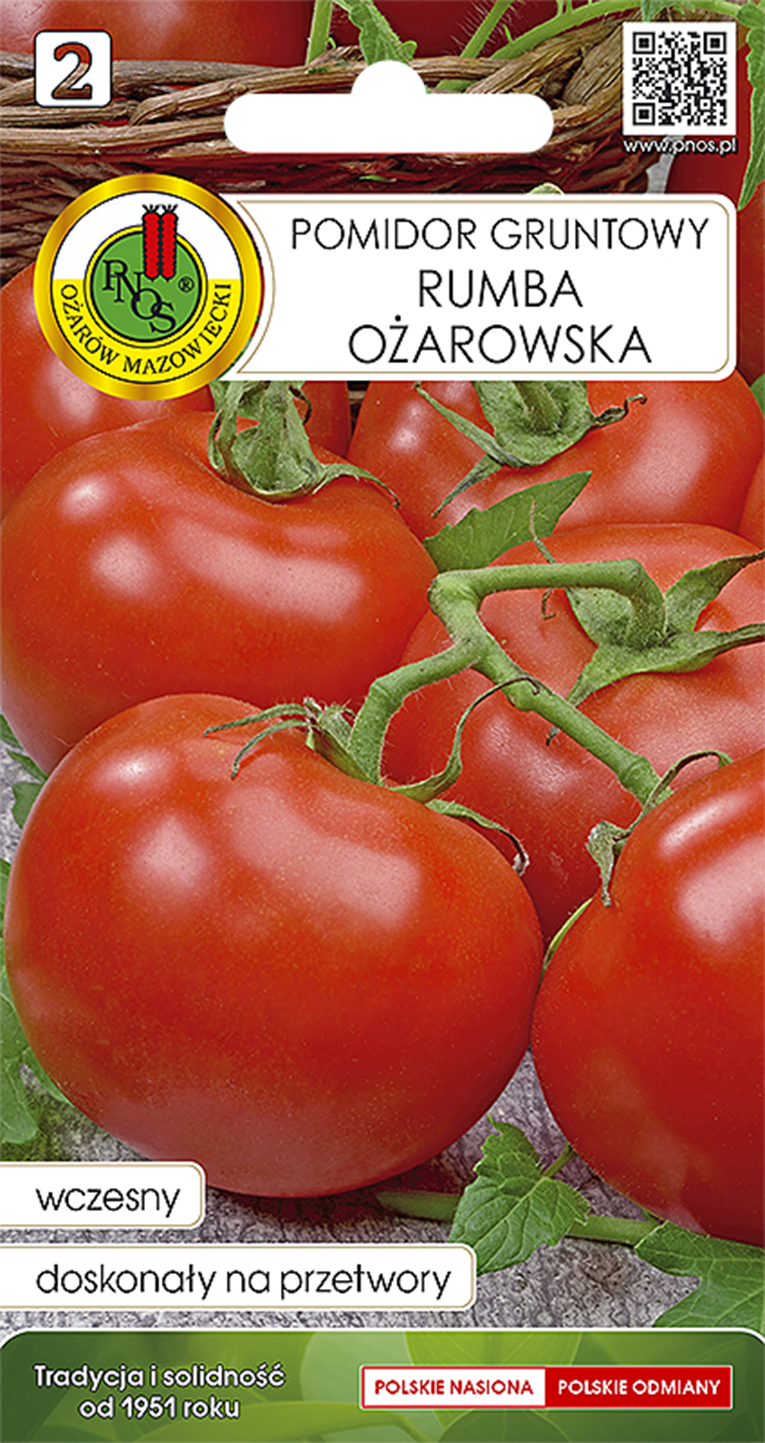 Pomidor gruntowy Rumba Ożarowski nasiona Pnos