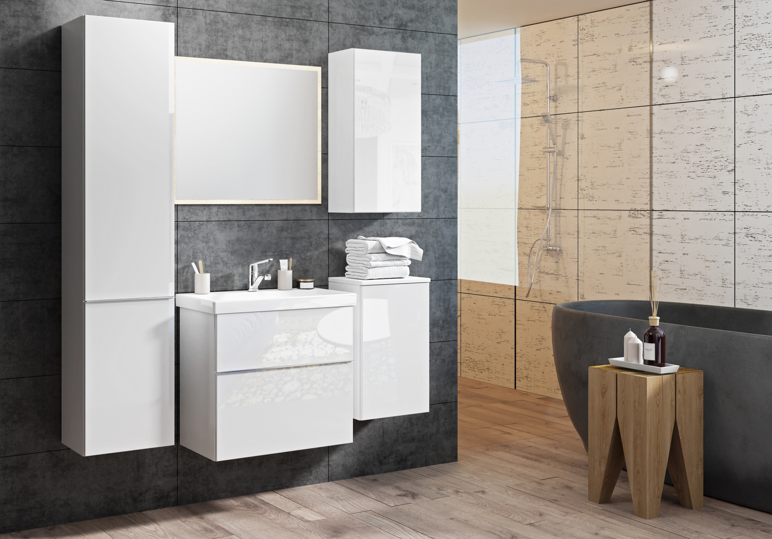 Umywalka ceramiczna 65 Vea - 2