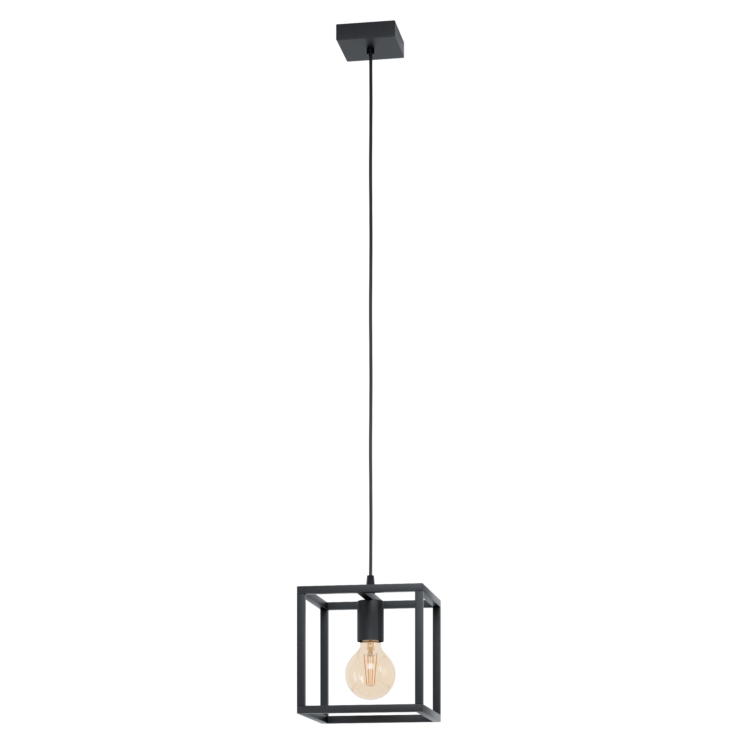 Lampa wisząca Eldrick czarna E27 Inspire - 2
