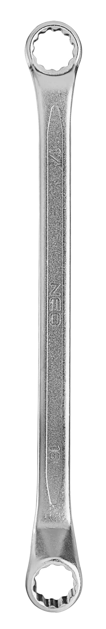 Klucz oczkowy-odgięty CV 16 x 17 mm Neo