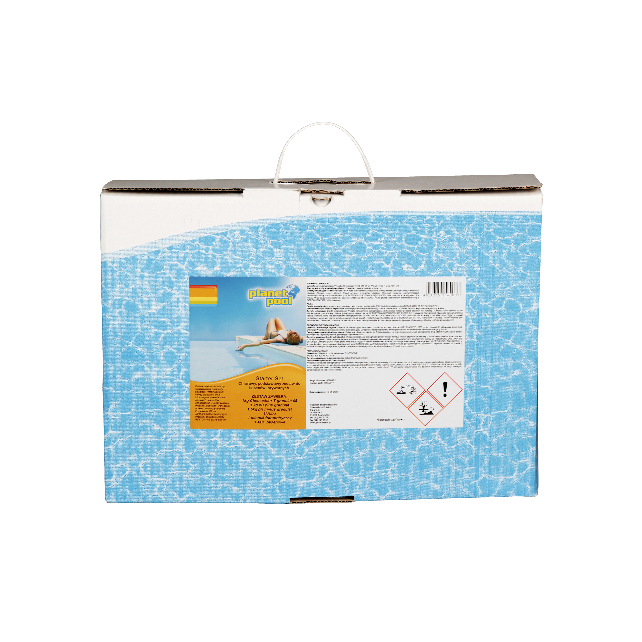 Zestaw startowy do pielęgnacji wody w basenie Starter Set Planet Pool - 2