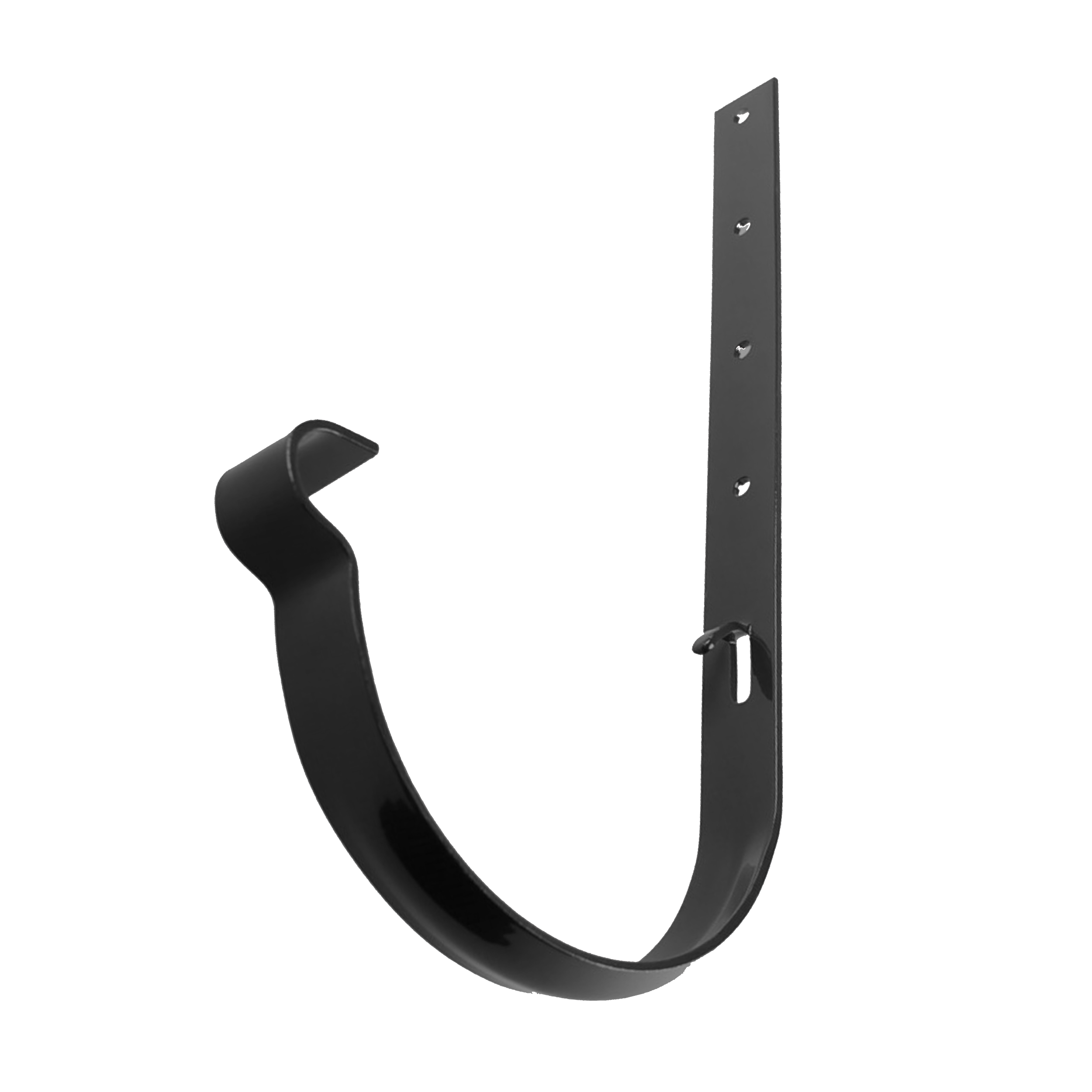Hak rynnowy długi 130 mm grafitowy metalowy