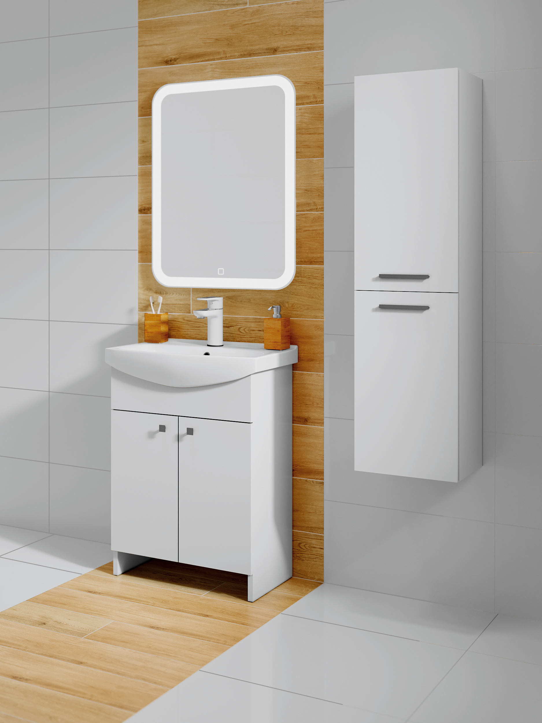 Lustro z wbudowanym oświetleniem PRIMA 60 x 80 VENTI - 7