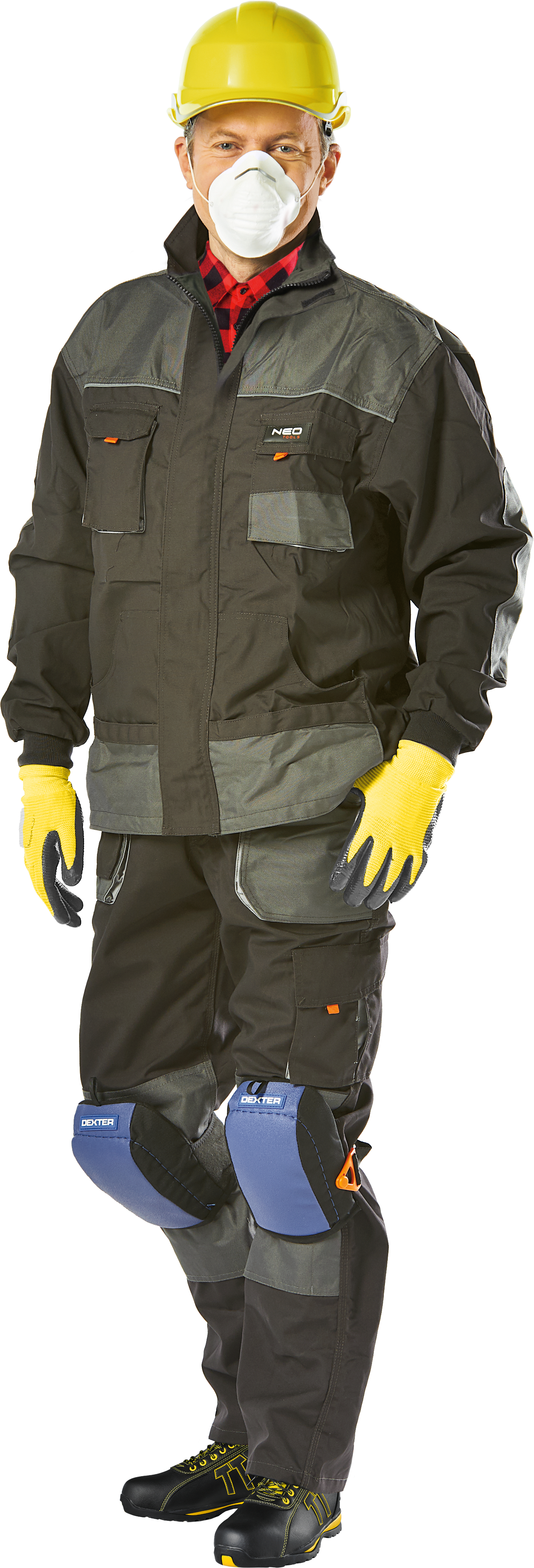 Rękawice ochronne Ribbed r.L/9 - 2