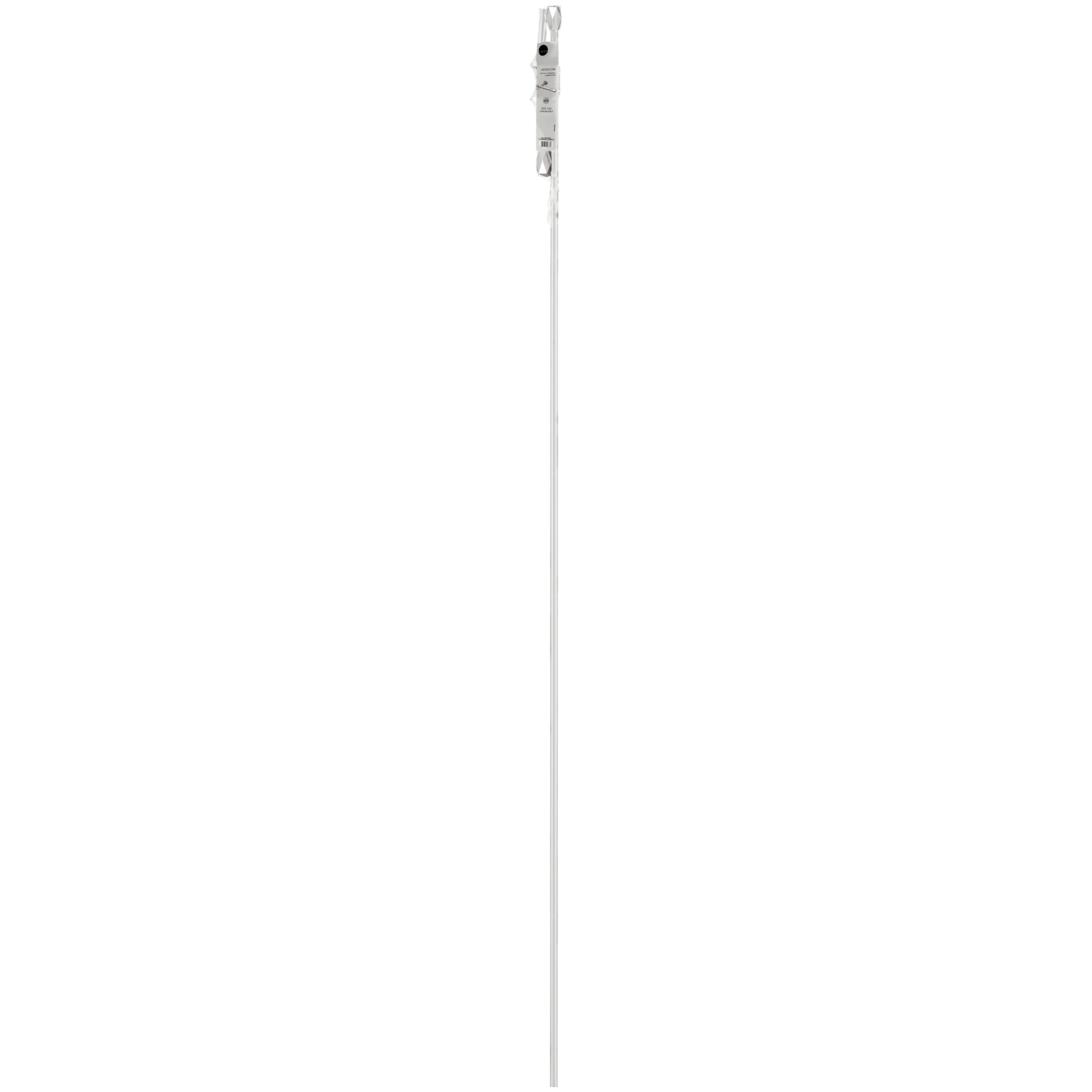 Karnisz Heksagon 240 cm pojedynczy czarny mat 19 mm Inspire - 3