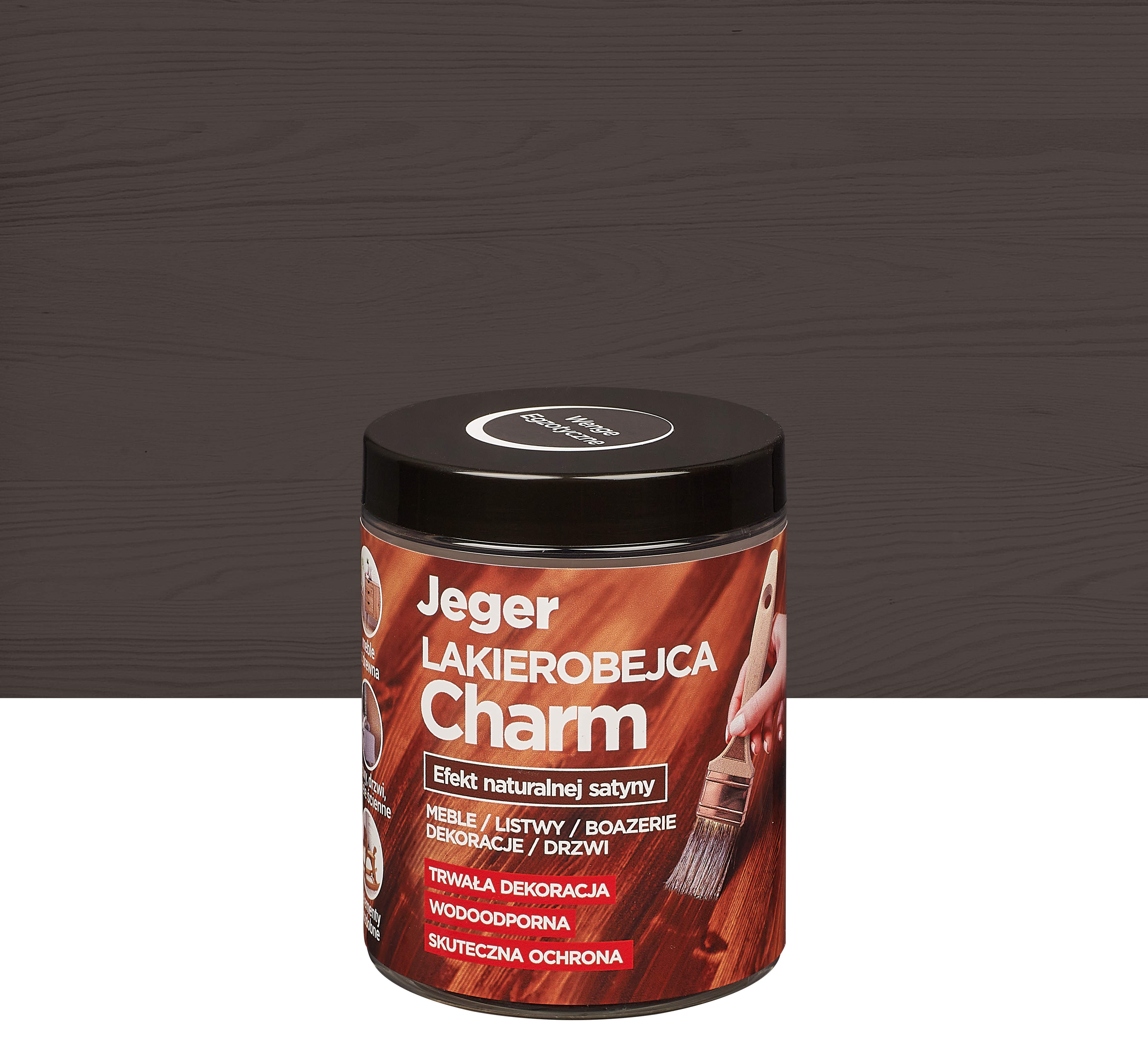 Lakierobejca Charm 0.2 l Wenge egzotyczne Jeger