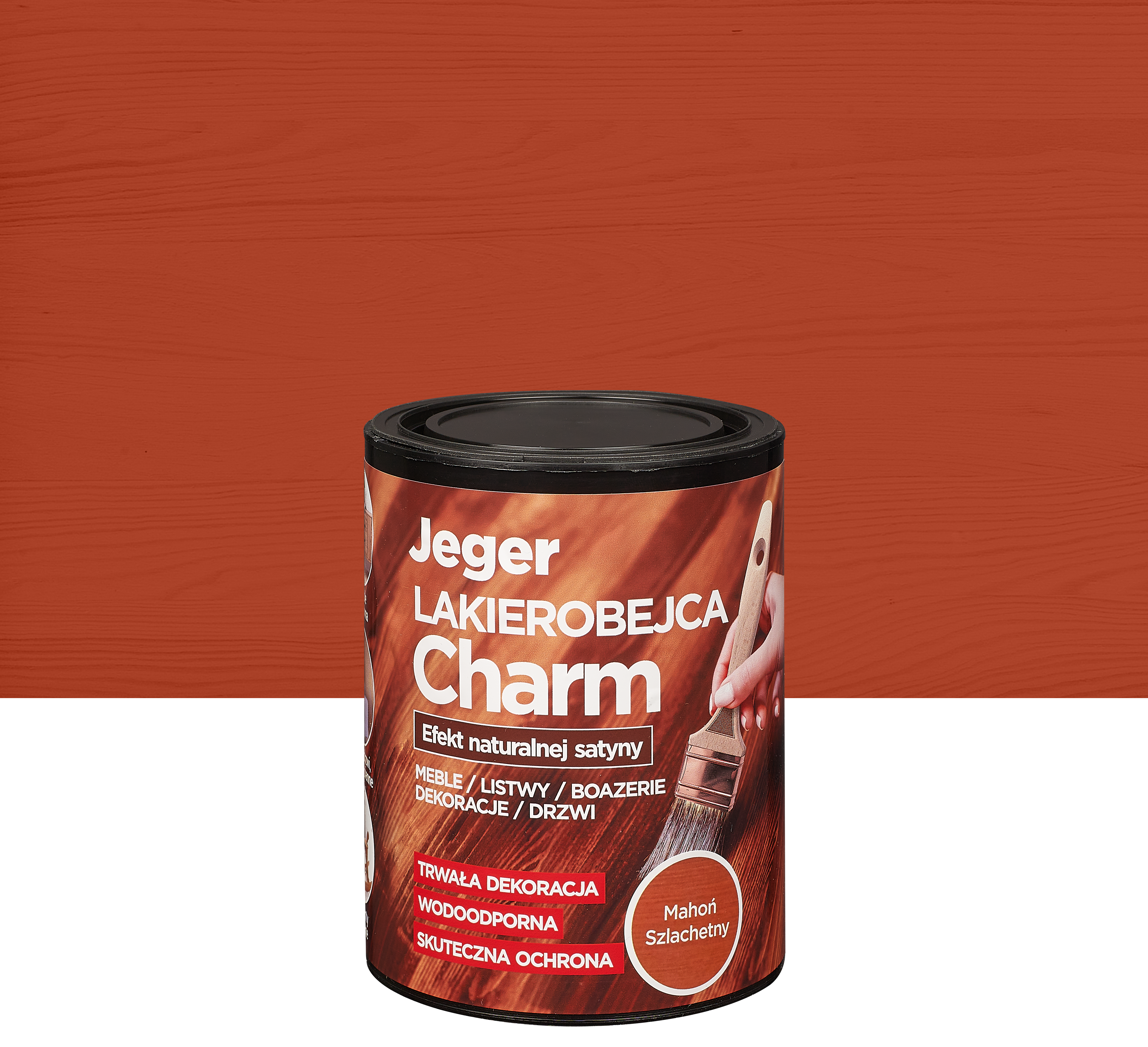 Lakierobejca Charm 0.75 l Mahoń szlachetny Jeger