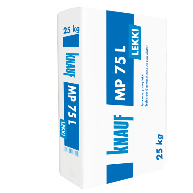 Tynk gipsowy maszynowy MP 75l 25kg Knauf