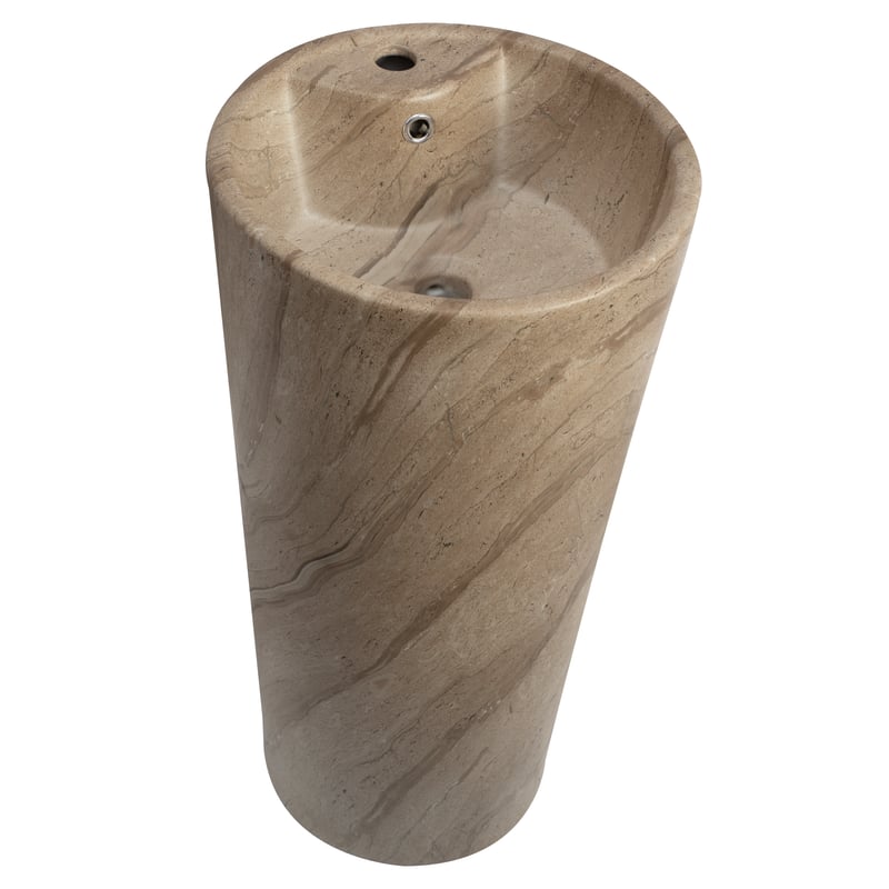 Umywalka ceramiczna wolnostojąca Blanka 45.5 x 44.5 x 85 Rea