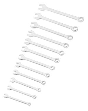 Set Chiavi Combinate 12 Pezzi - Misure 6-22mm, Teste Inclinate 15° - Foto 13