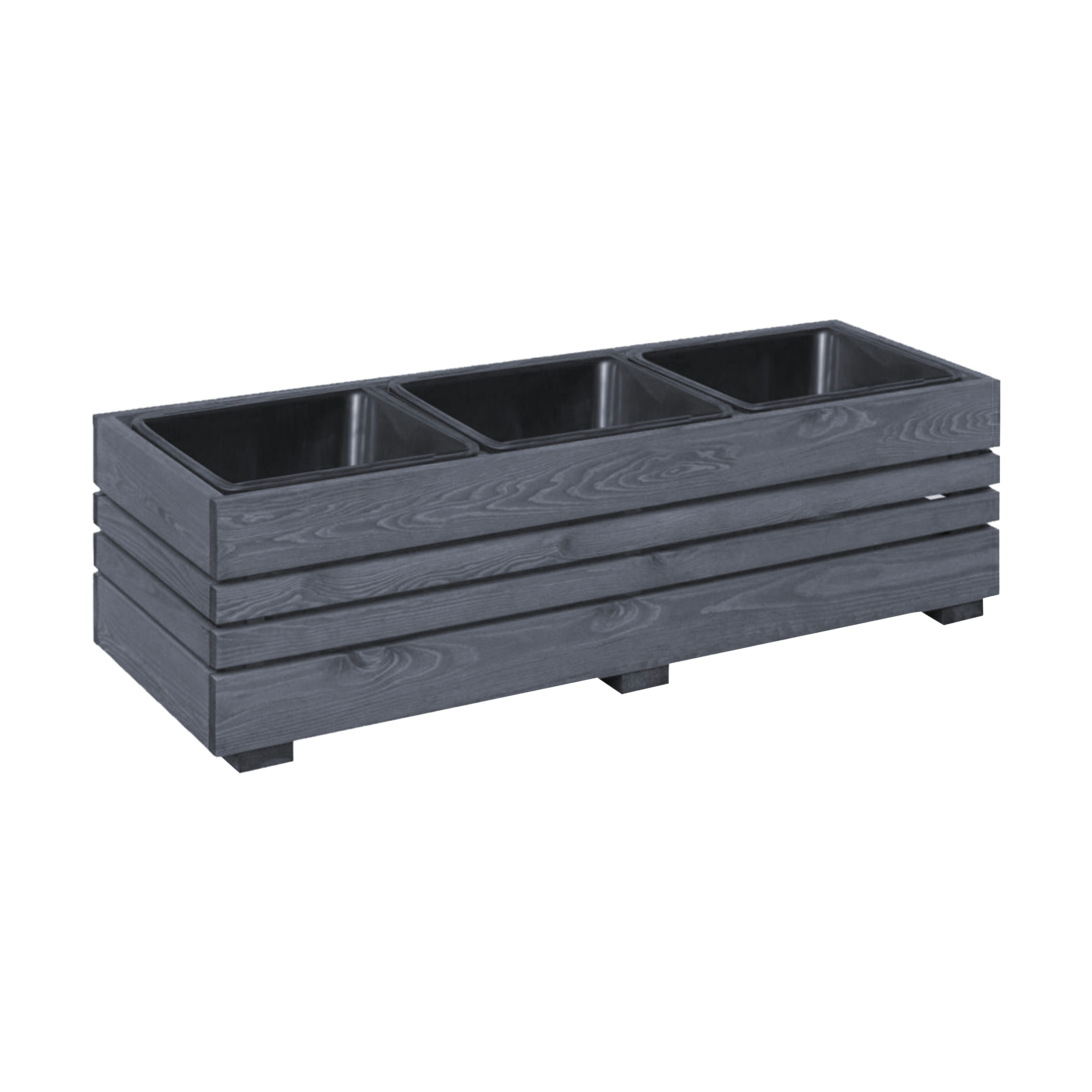 Donica duża Geteborg 90x39x32 cm szara Forest Style