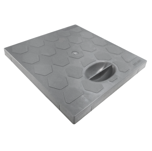 Pokrywa do studzienki 250x250 mm pełna szara