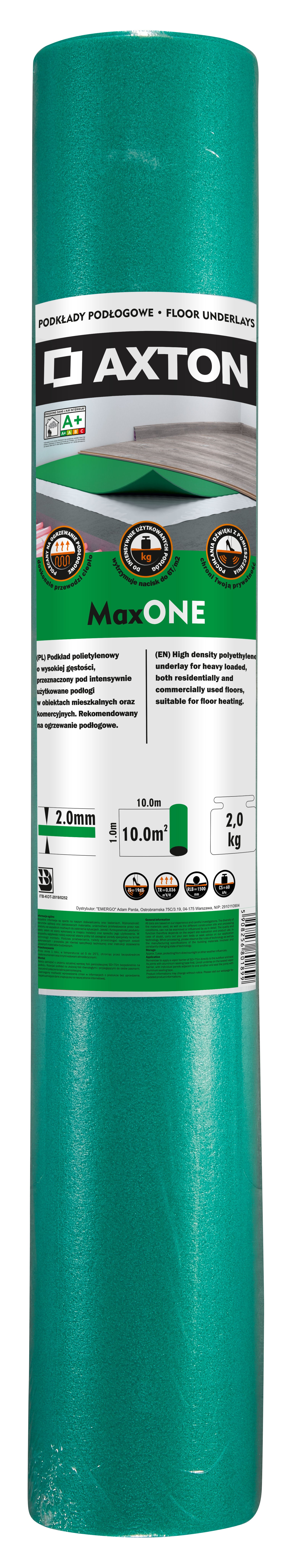 Podkład podłogowy Max one 2 mm 10m2 Axton - 3