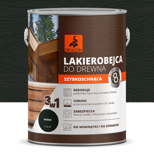 Lakierobejca szybkoschnaca 2 5 l wenge dragon 85201828