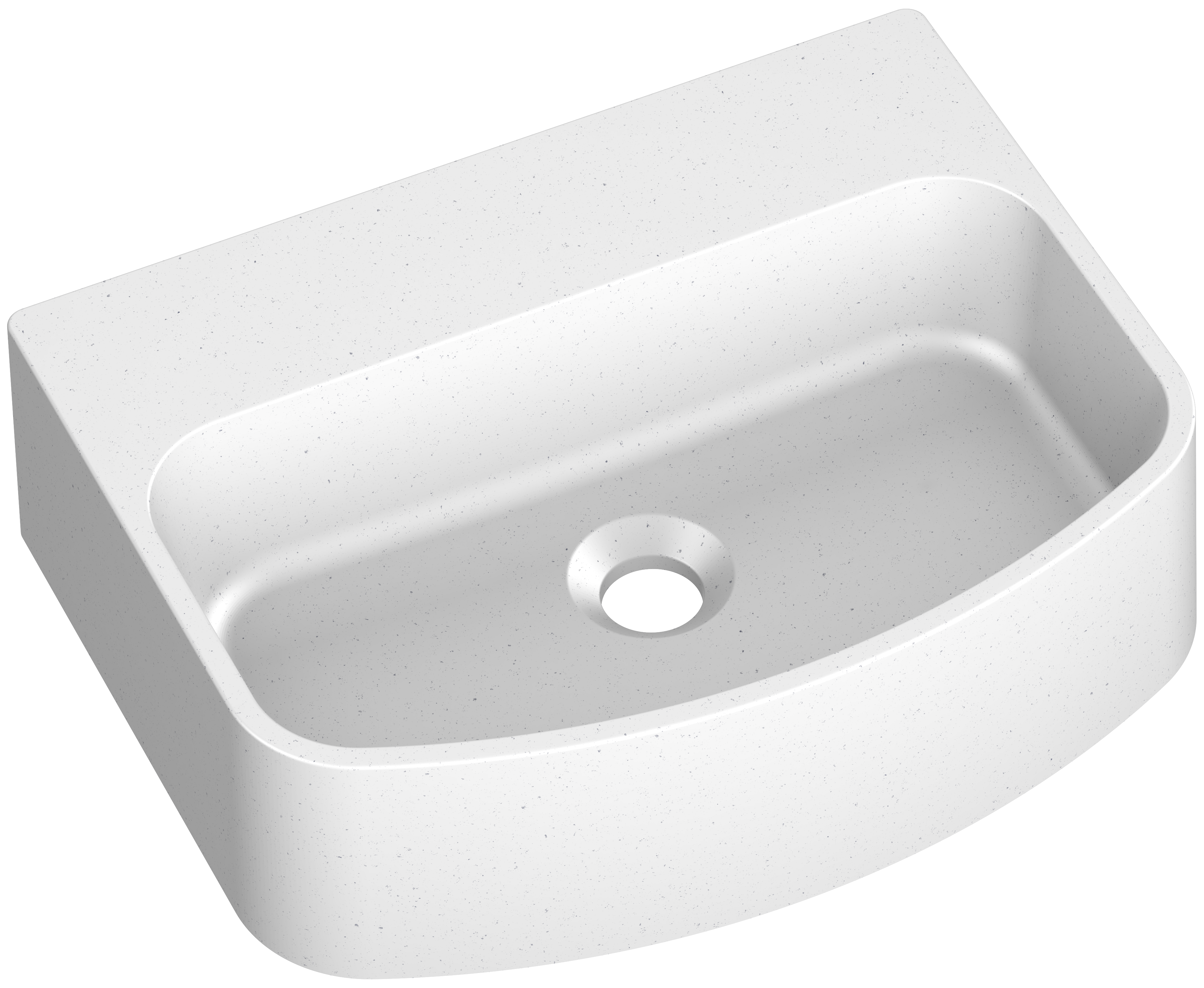 Umywalka konglomeratowa Dusse S White 45 x 35 Axis
