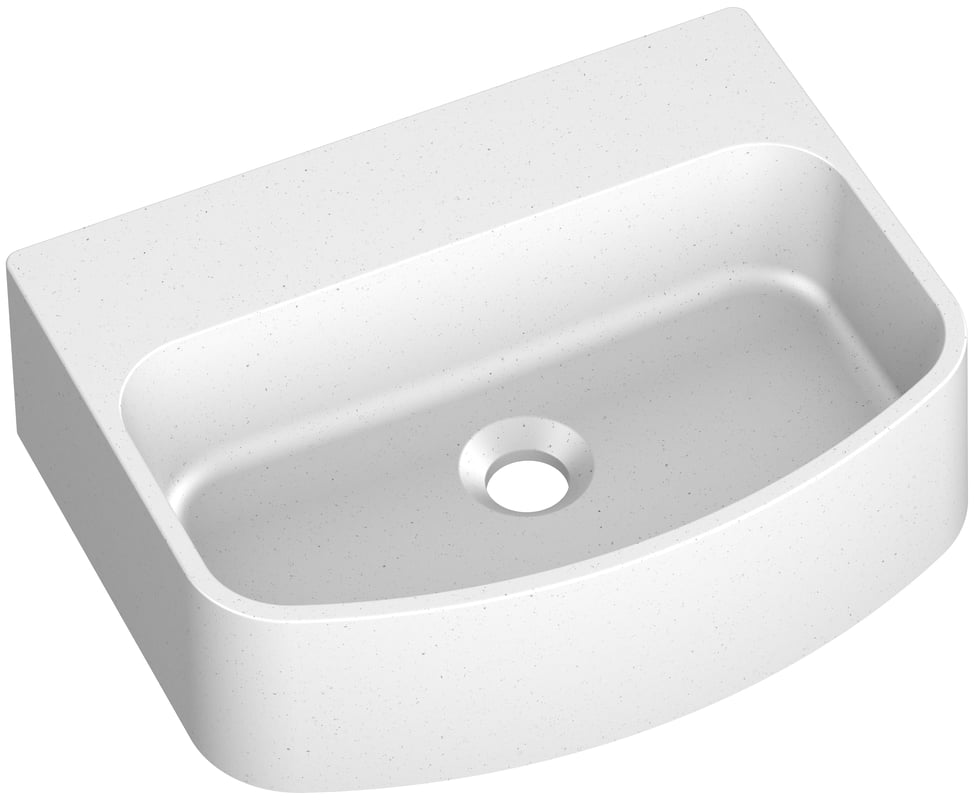 Umywalka konglomeratowa Dusse S White 45 x 35 Axis