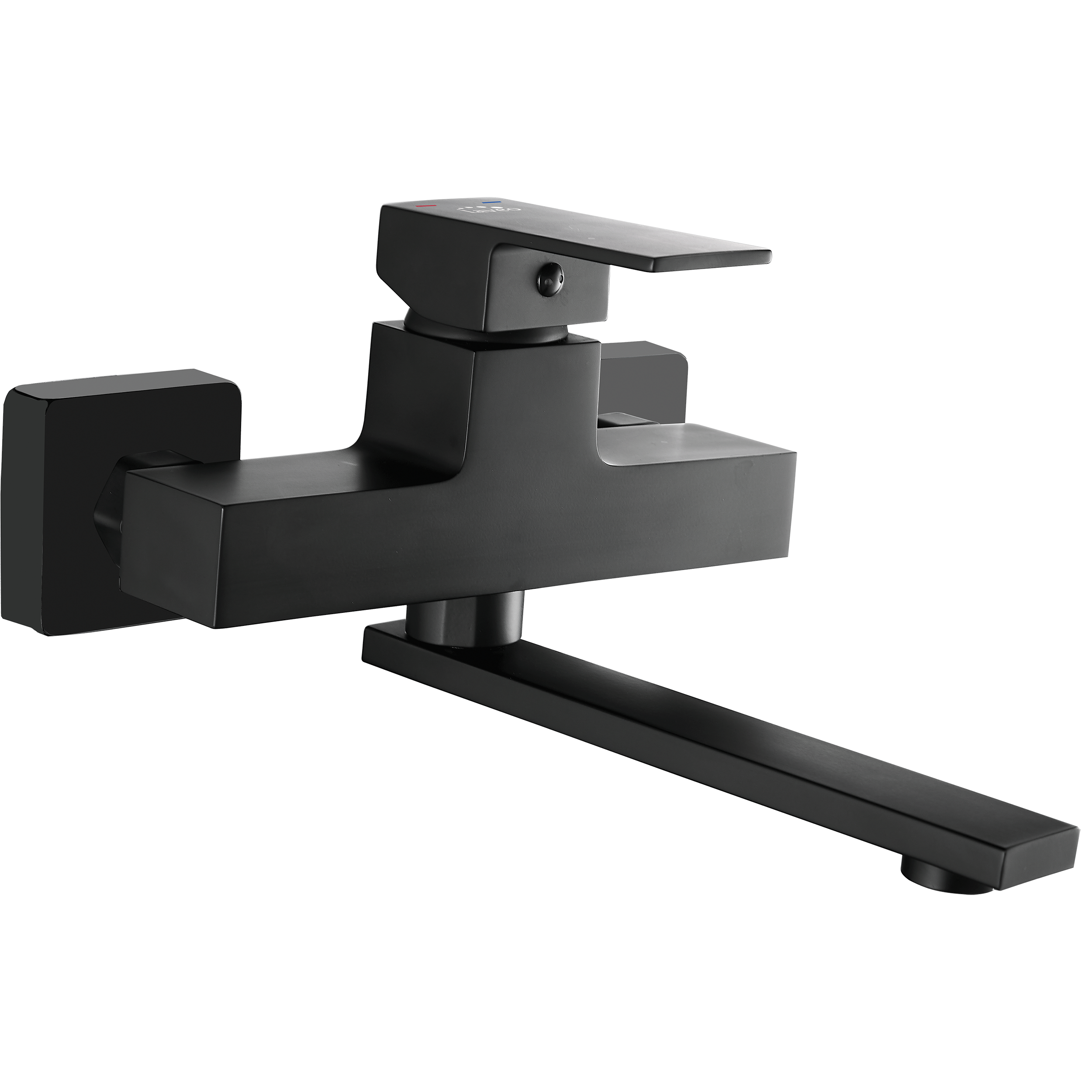 Bateria umywalkowa czarna Kwadro Laveo