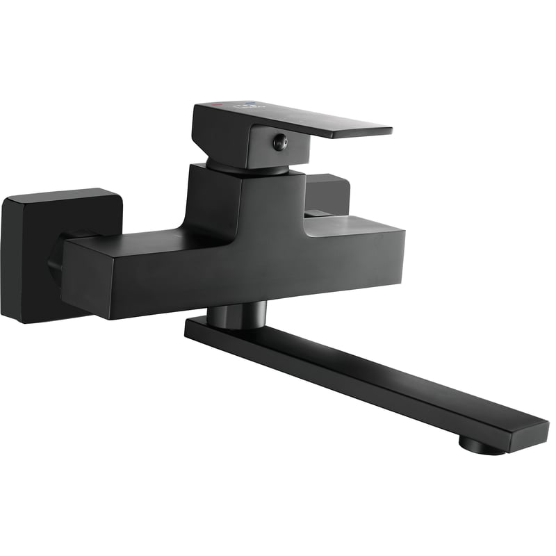 Bateria umywalkowa czarna Kwadro Laveo