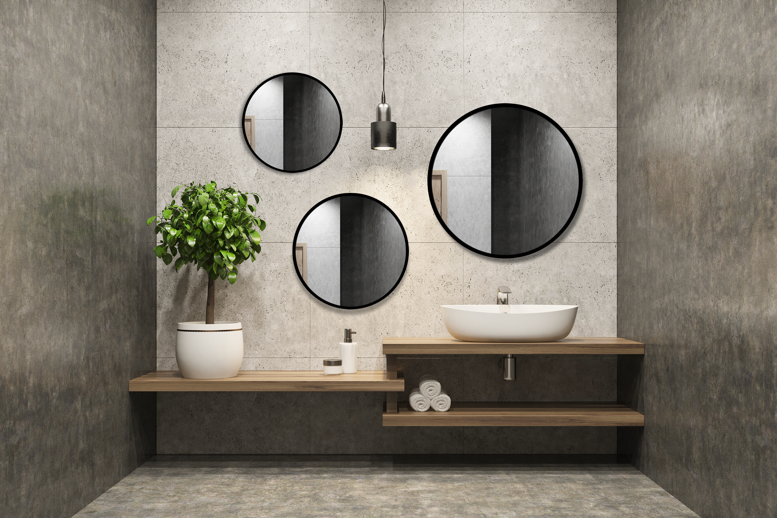 Lustro bez oświetlenia Rund 90 Venti - 8