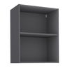 Mueble alto de cocina gris DELINIA ID H76.8 X L60 X P35 cm