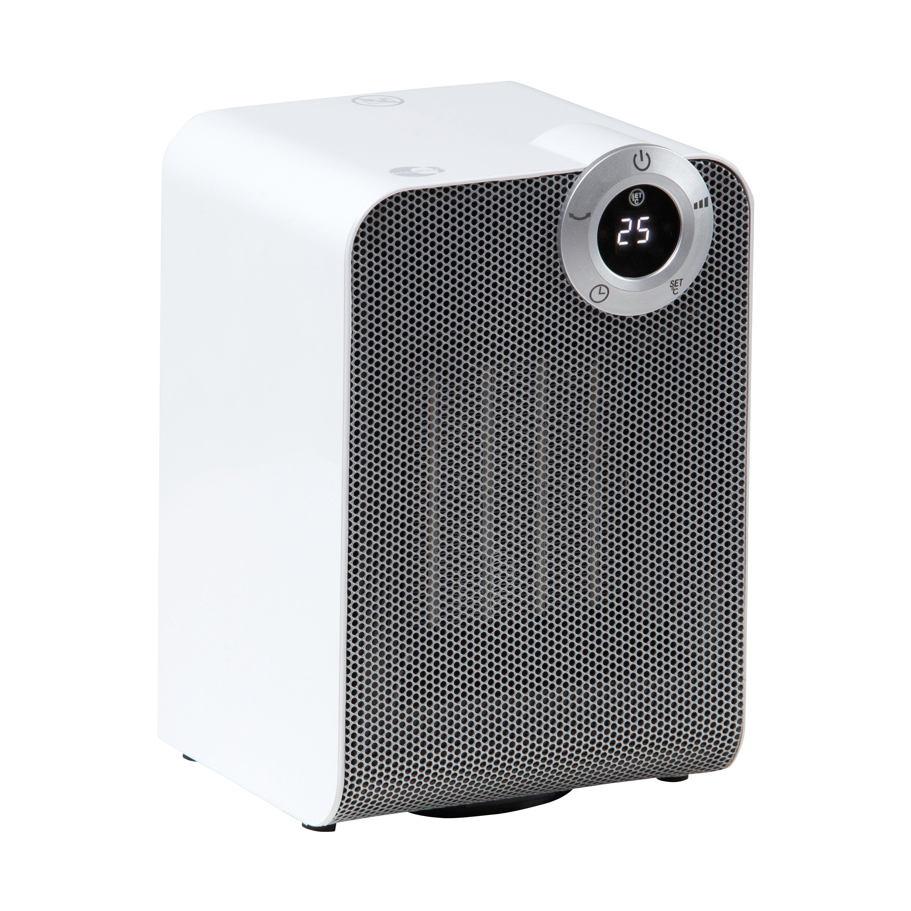 Termowentylator ceramiczny 1800W LED Biało-srebrny EQUATION