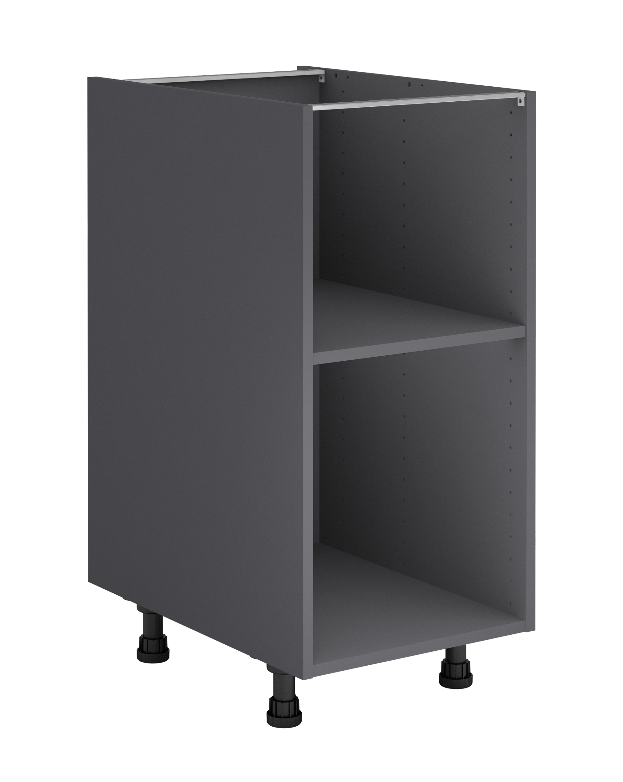 Mueble bajo de cocina gris delinia id h76.8 x l40 x p58 cm