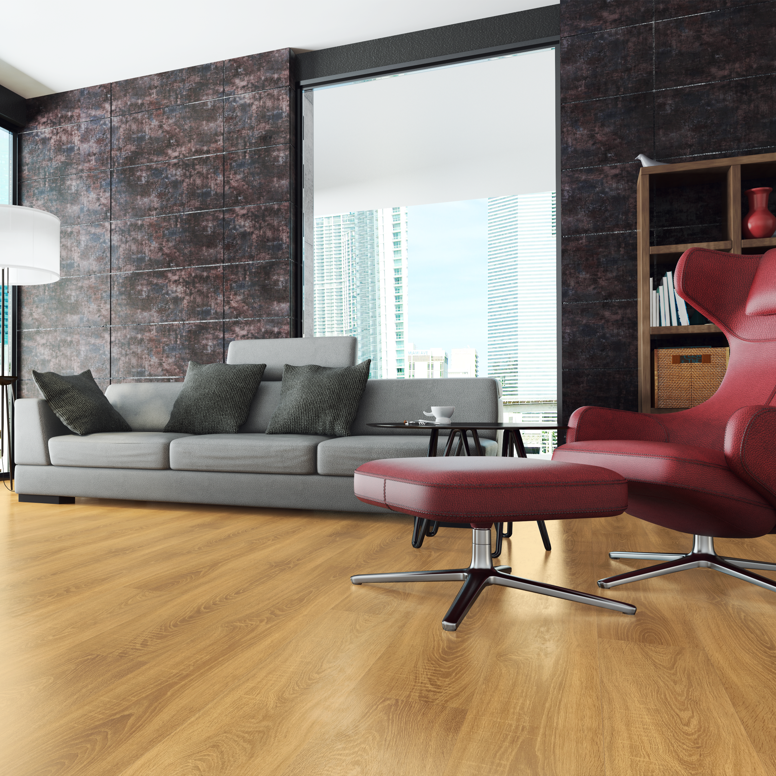 Panele podłogowe laminowane AC4 8 mm Promo Flooring Dąb Tawerna - 3