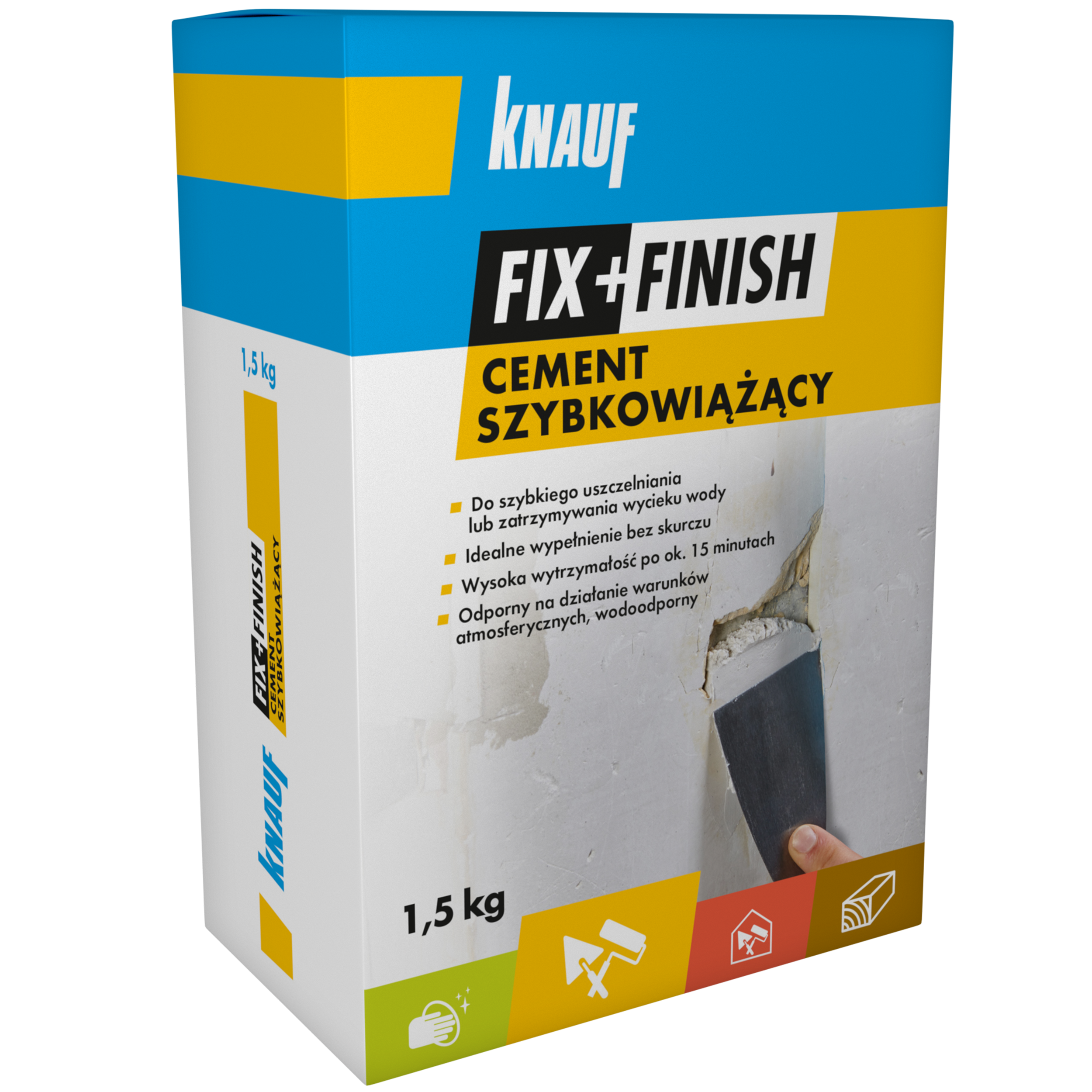 Cement szybko wiążący F+F  1.5 kg
