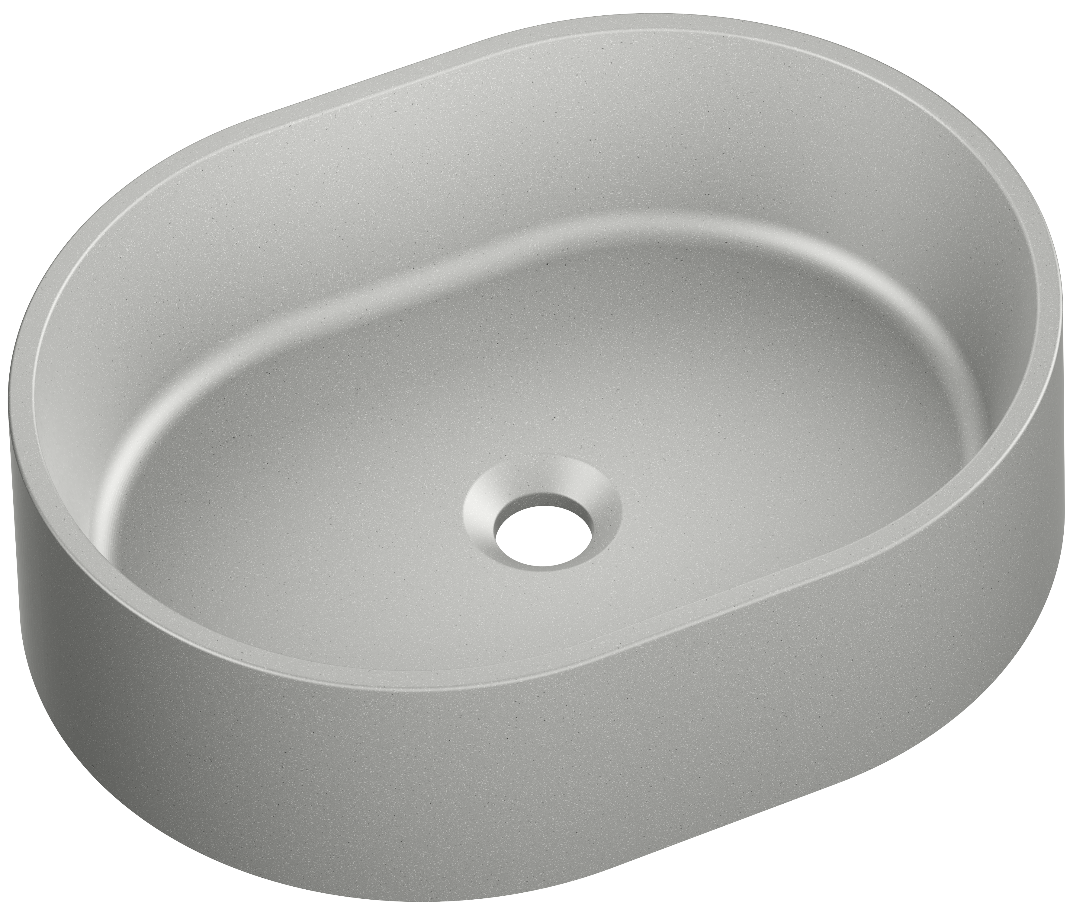 Umywalka konglomeratowa Bonn Szary 48.5 x 37.5 Axis