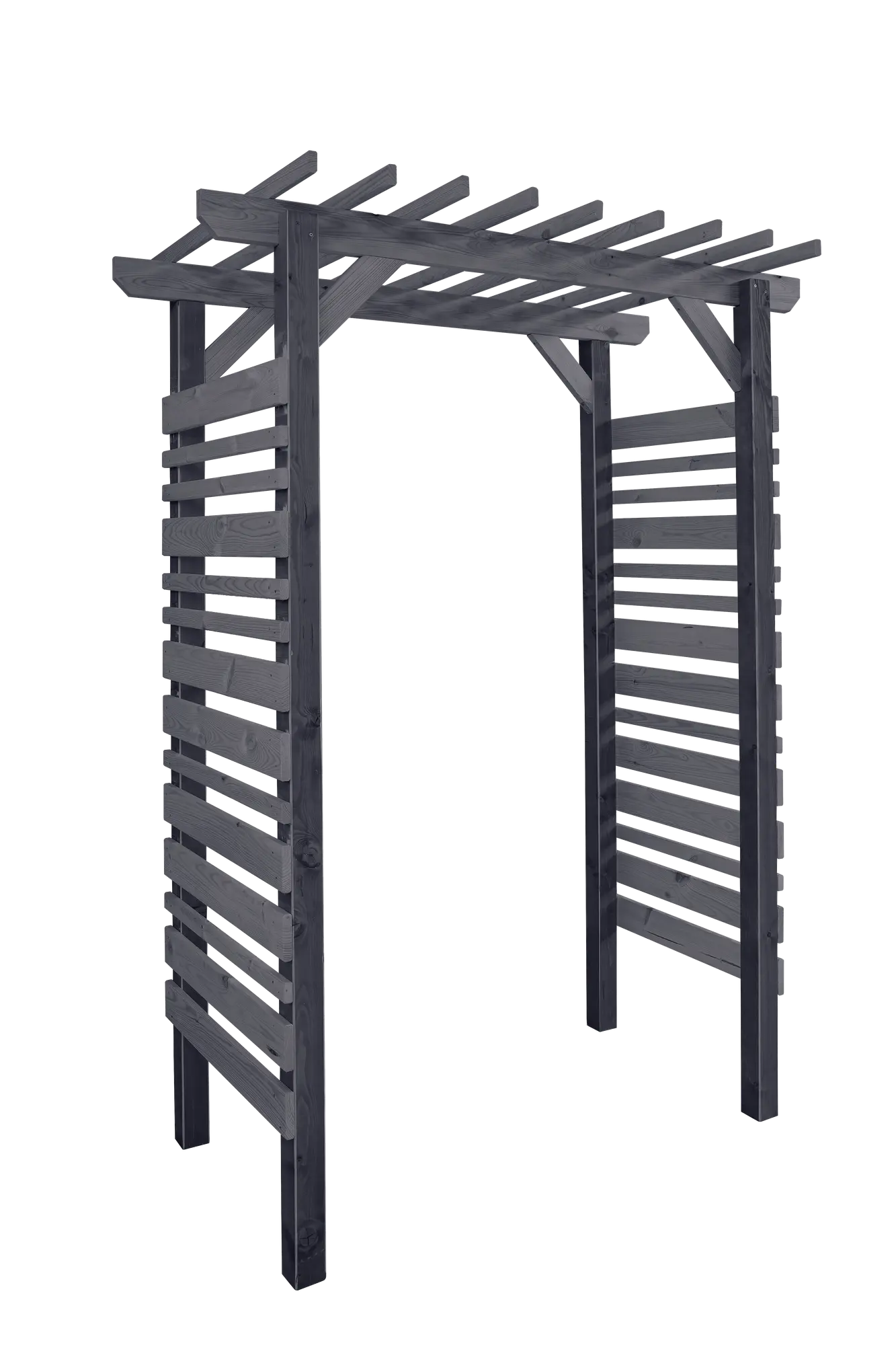 Pergola ogrodowa Geteborg 160x100x210 cm drewniana szara Forest Style