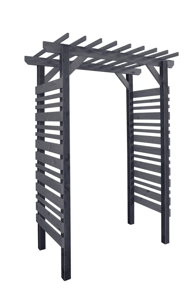 Pergola ogrodowa Geteborg 160x100x210 cm drewniana szara Forest Style